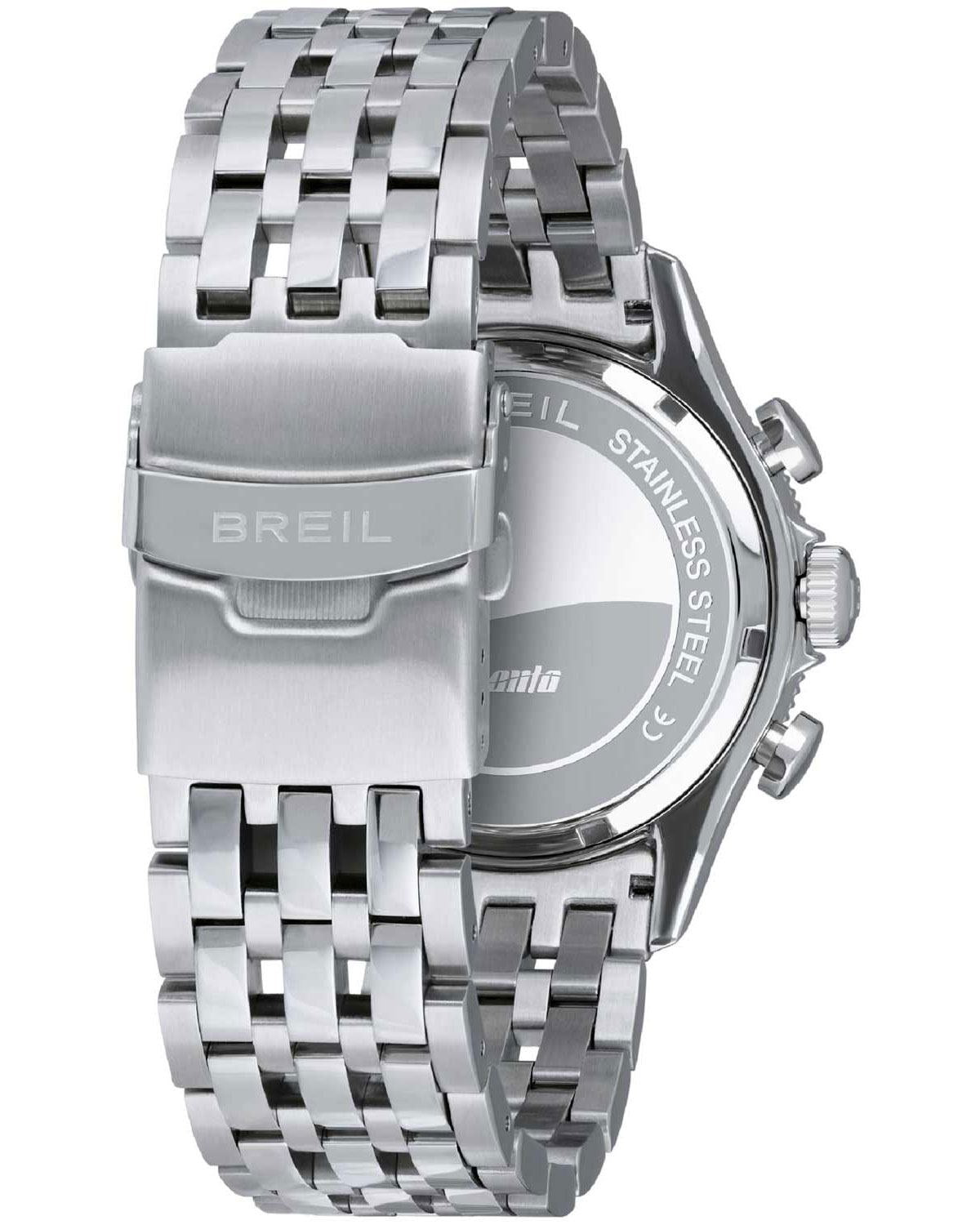 Ρολόι BREIL Manta 1970 Solar Chronograph Silver Stainless Steel Bracelet