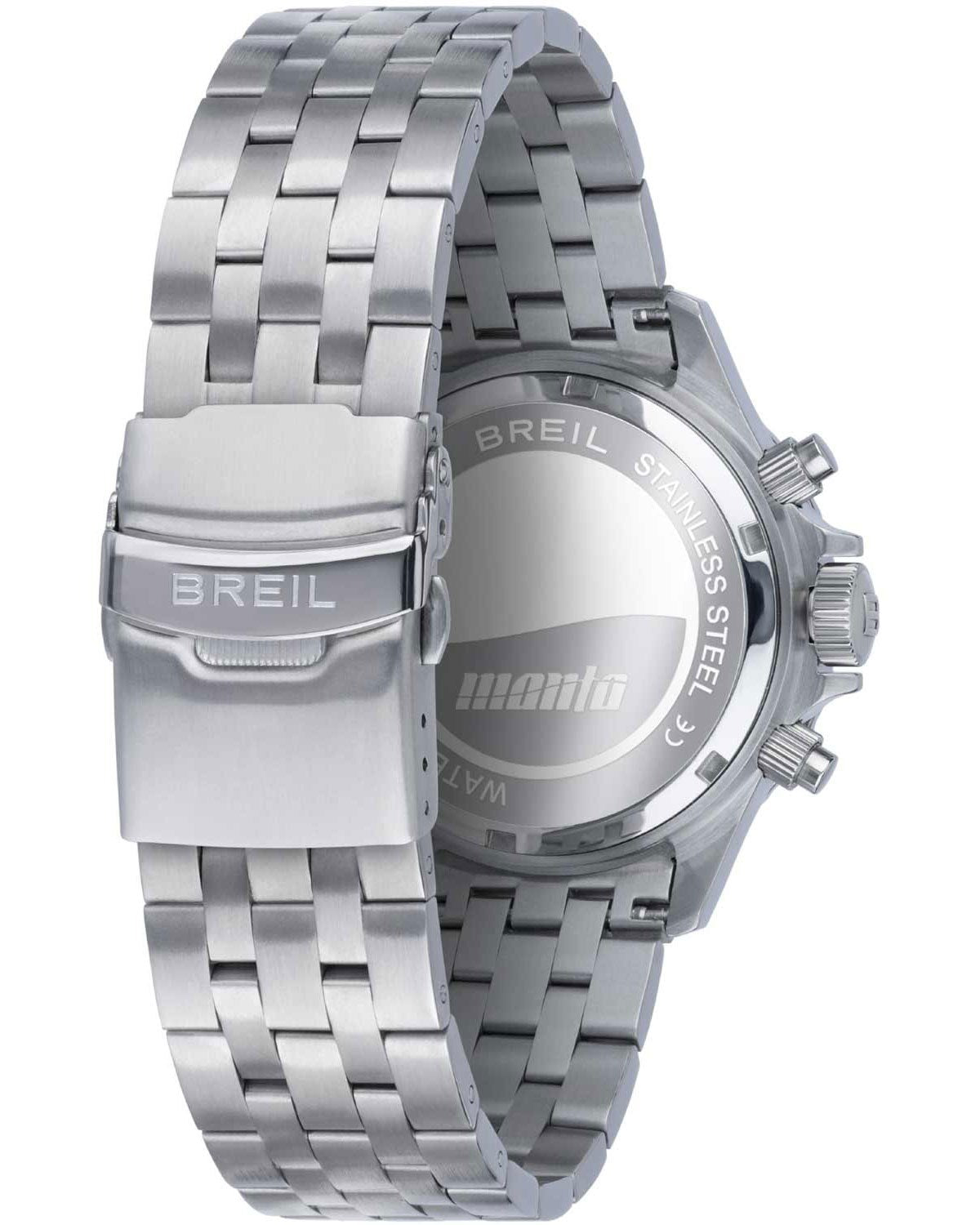Ρολόι BREIL Manta P.R.O. Chronograph Silver Stainless Steel Bracelet