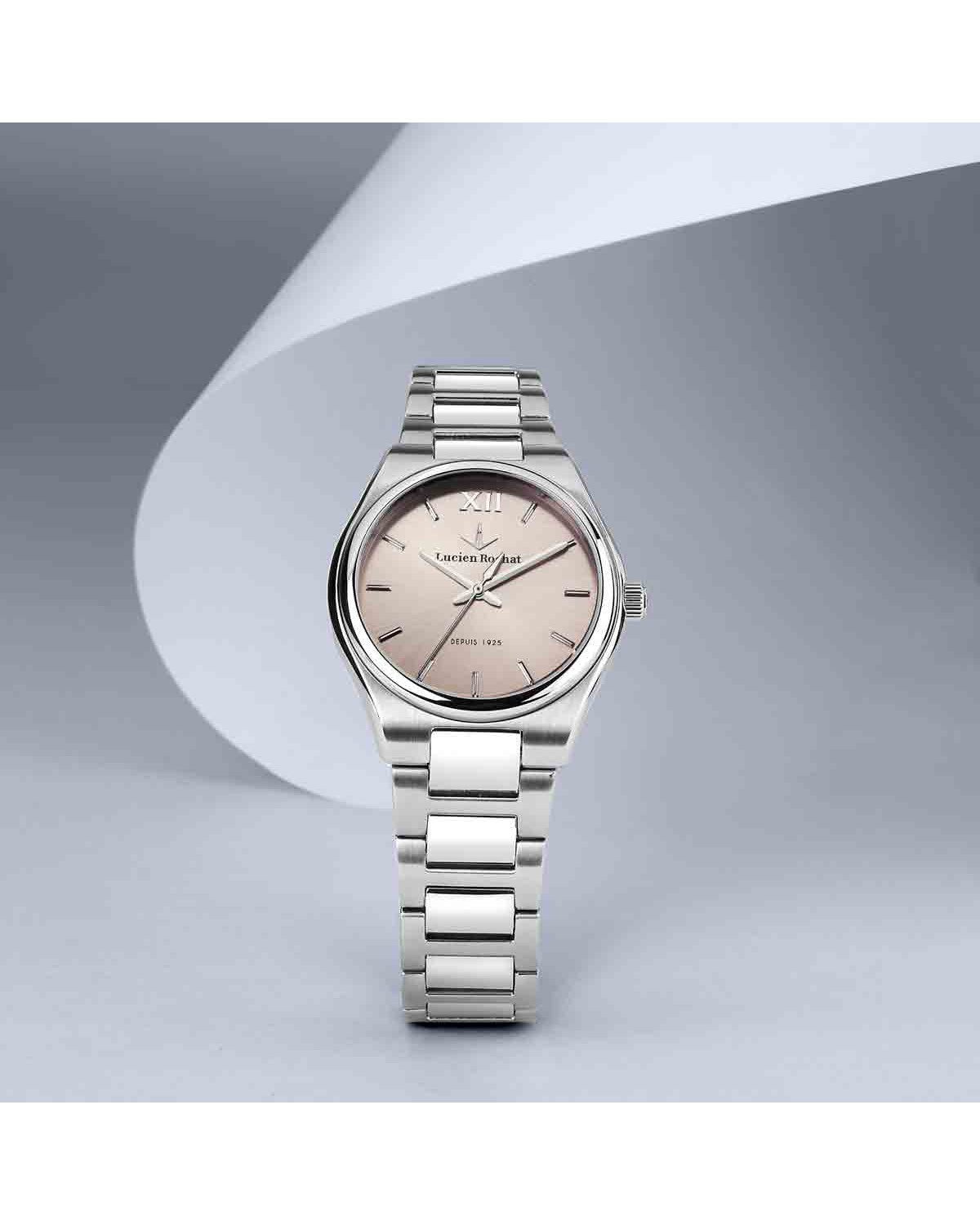 LUCIEN ROCHAT Avenue Silver Stainless Steel Bracelet