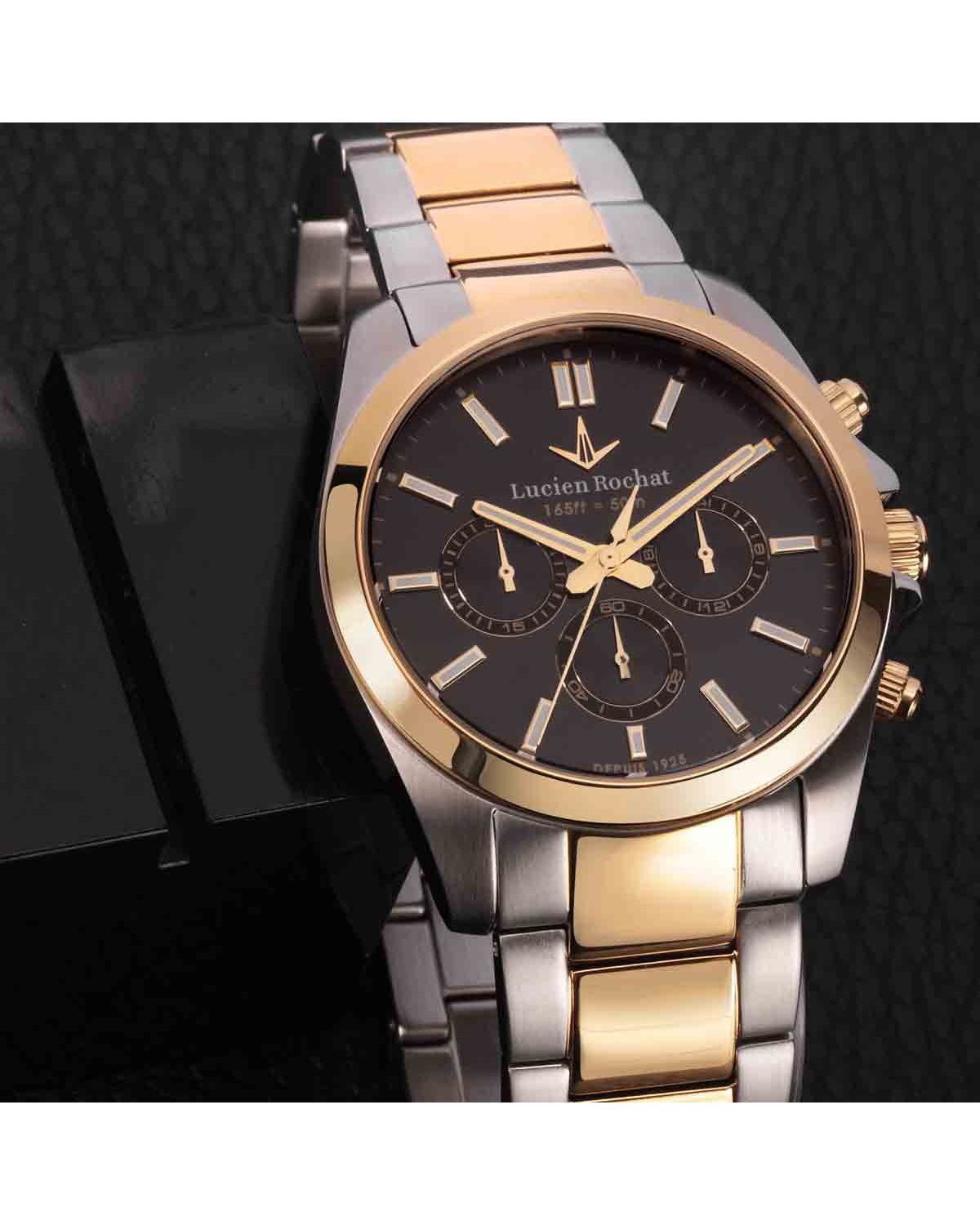 Ρολόι LUCIEN ROCHAT Leman Chronograph Two Tone Stainless Steel Bracelet