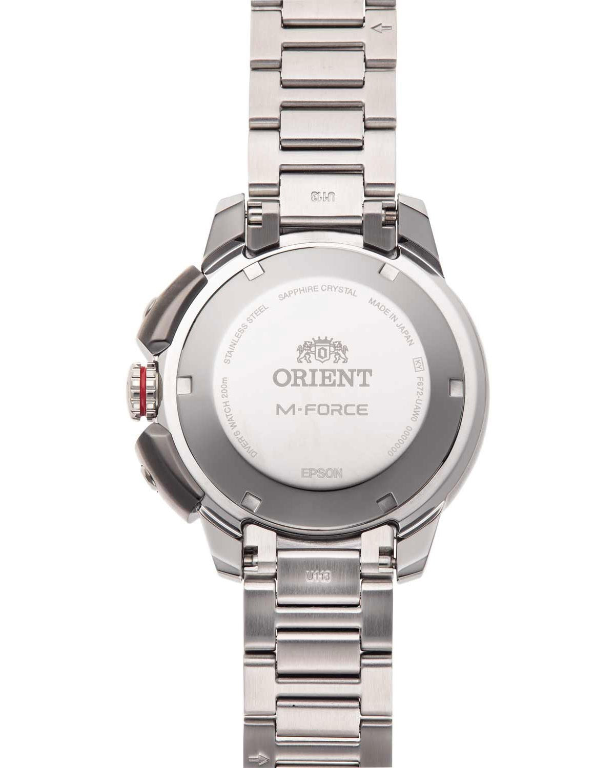 Ρολόι ORIENT Sports 2022 M-Force Automatic Silver Stainless Steel Bracelet
