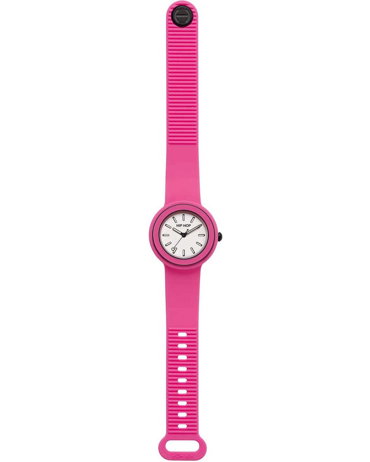 Ρολόι HIP HOP Hero.DOT Bezel Bubble Gum Fuchsia Silicone Strap