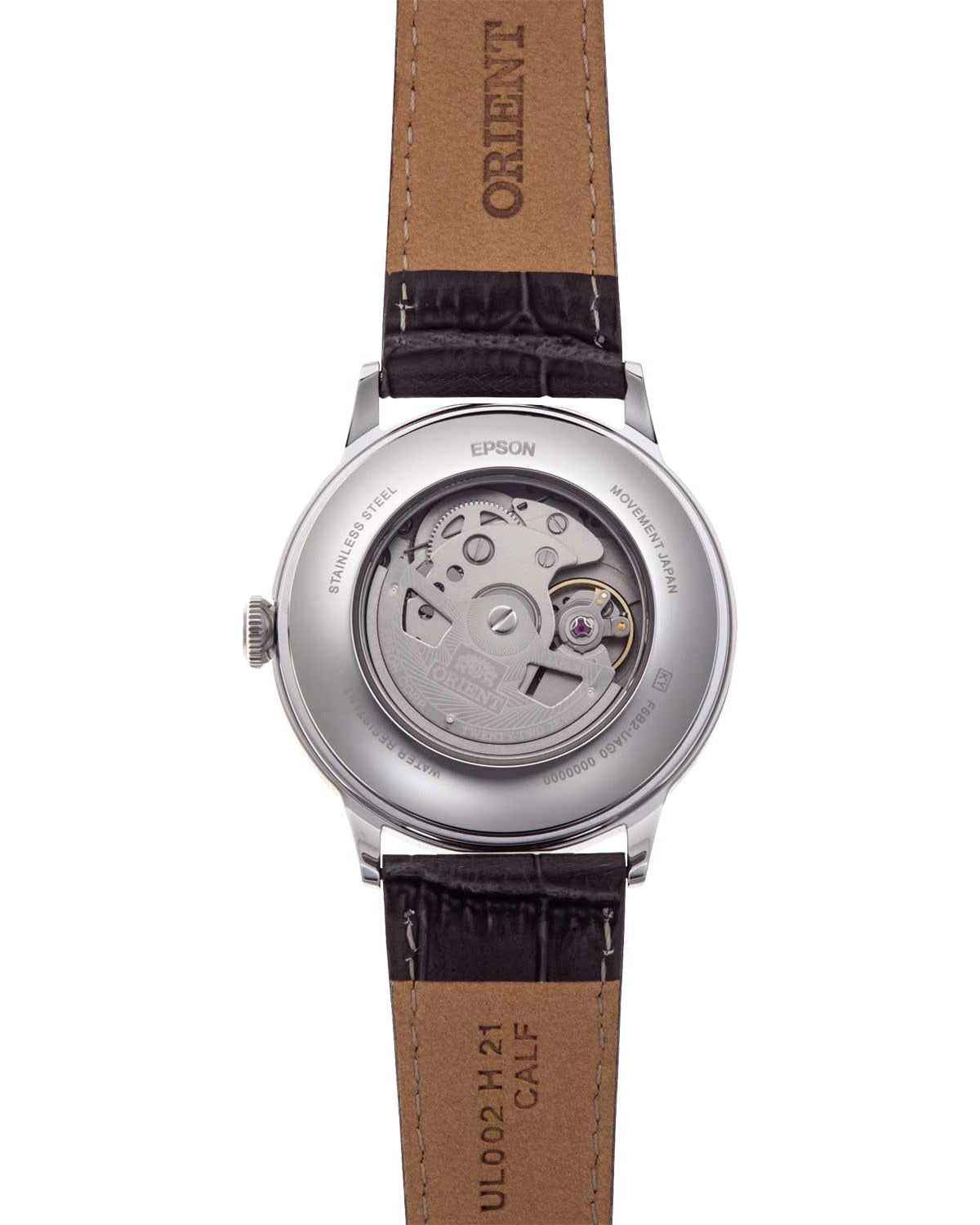 Ρολόι ORIENT Classic Automatic Grey Leather Strap