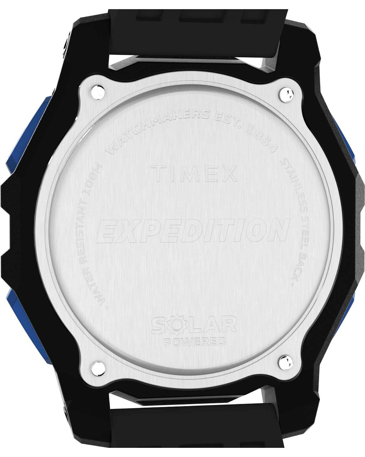 Ρολόι TIMEX Expedition North Solar Chronograph Black Silicone Strap