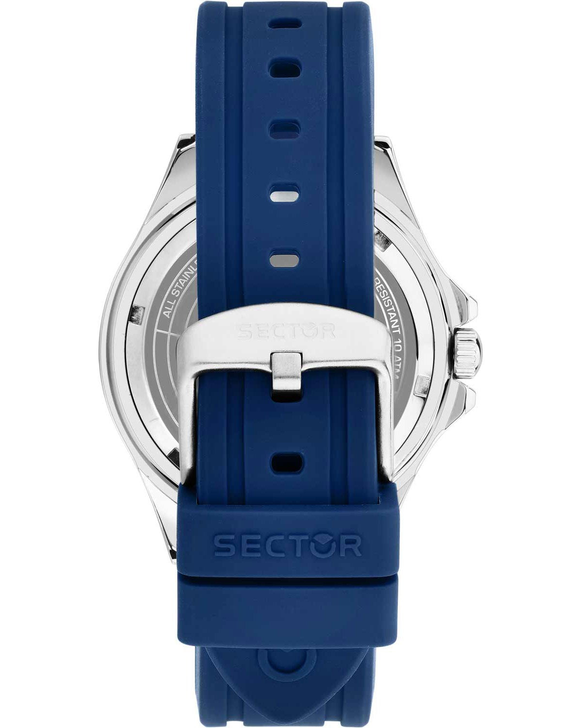 Ρολόι SECTOR 230 Blue Silicone Strap