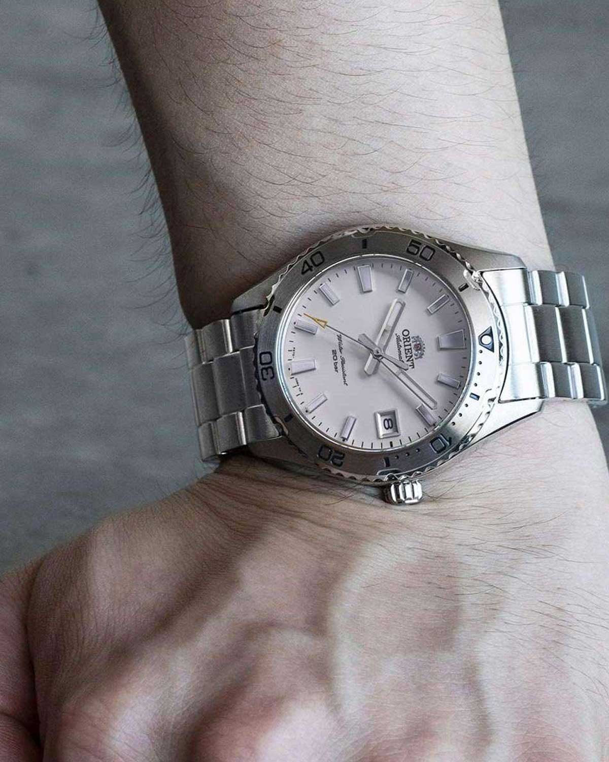 Ρολόι ORIENT Sports Mako 40 Automatic Silver Stainless Steel Bracelet