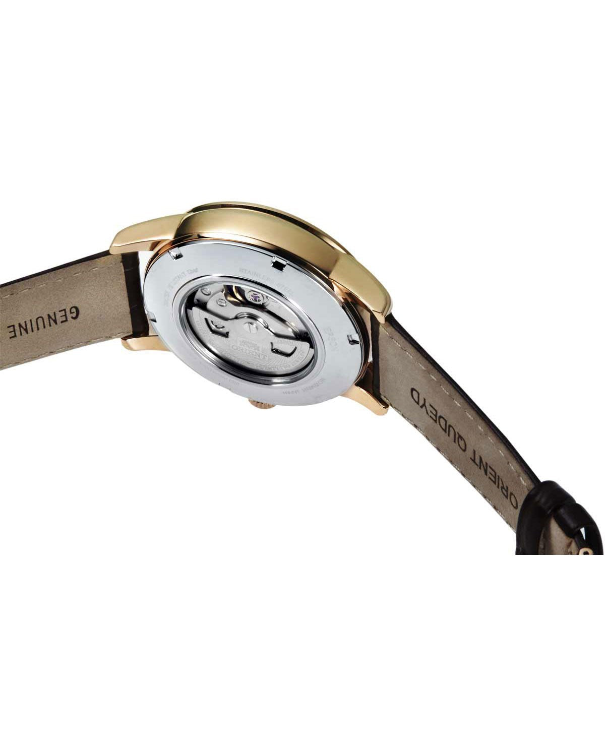 Ρολόι ORIENT Classic Sun and Moon Automatic Brown Leather Strap