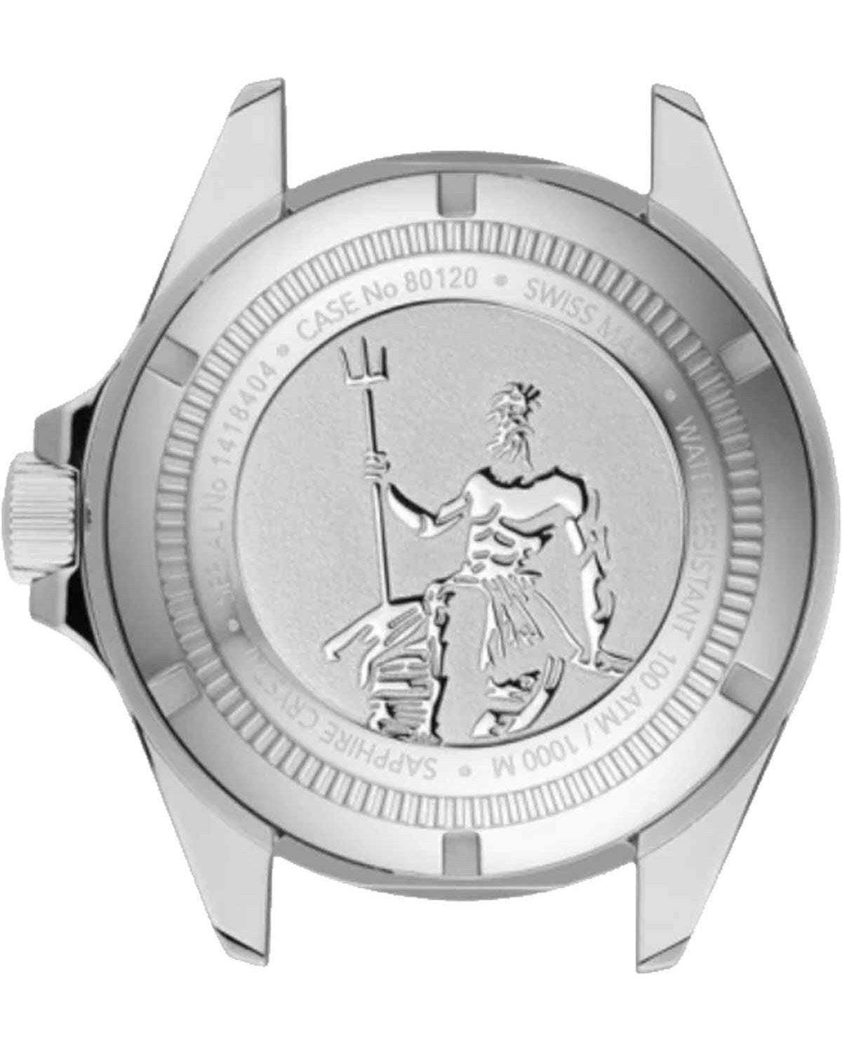Ρολόι EDOX Neptunian Automatic Silver Stainless Steel Bracelet