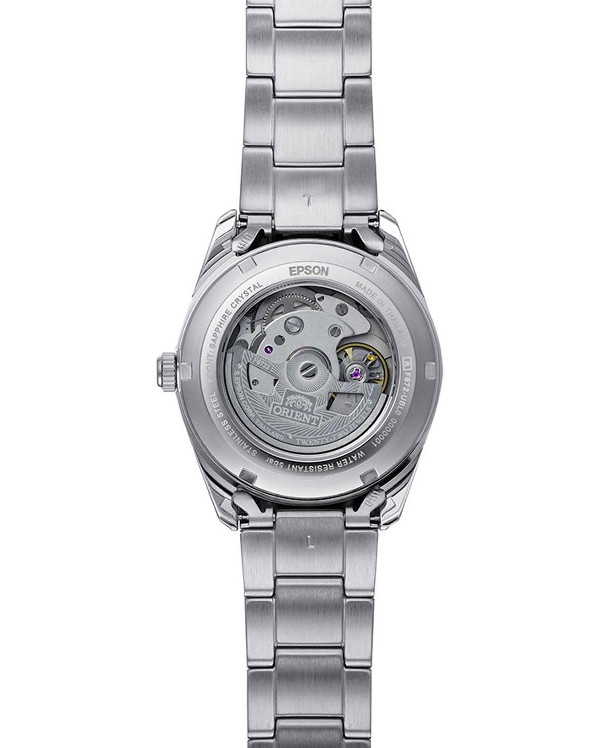 Ρολόι ORIENT Contemporary Stretto αυτόματο με μπρασελέ από ανοξείδωτο ατσάλι