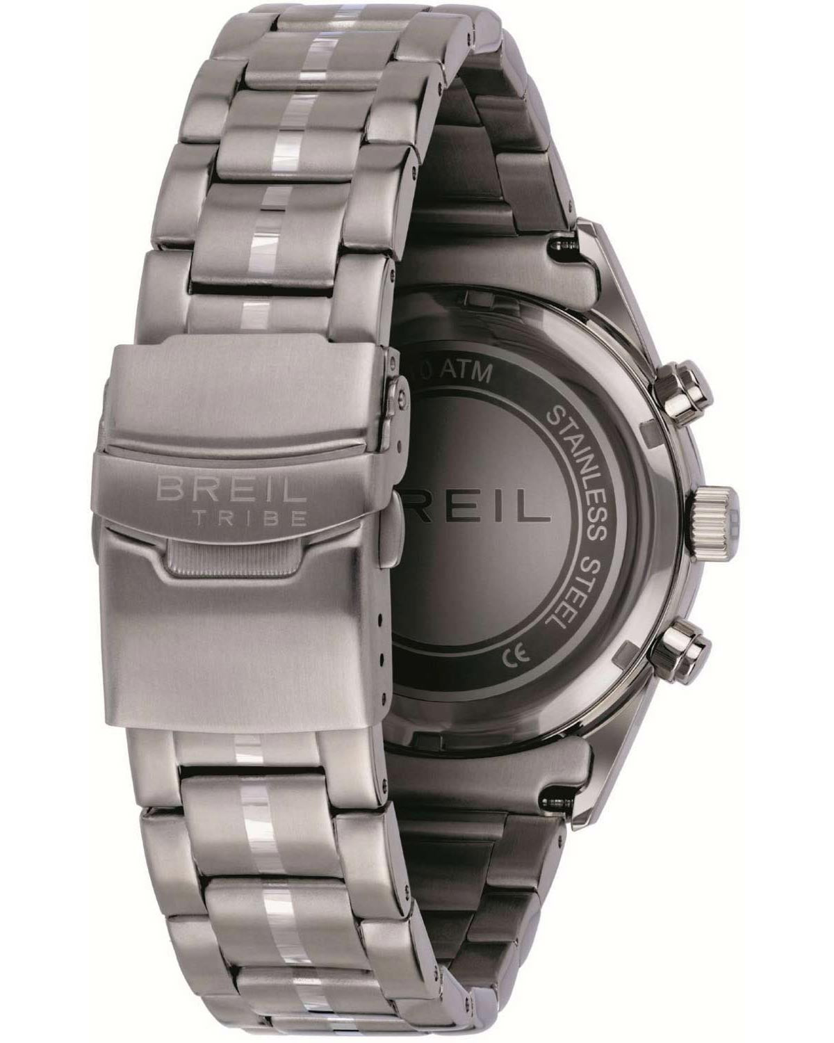 Ρολόι BREIL Tribe Captain Chronograph Grey Stainless Steel Bracelet