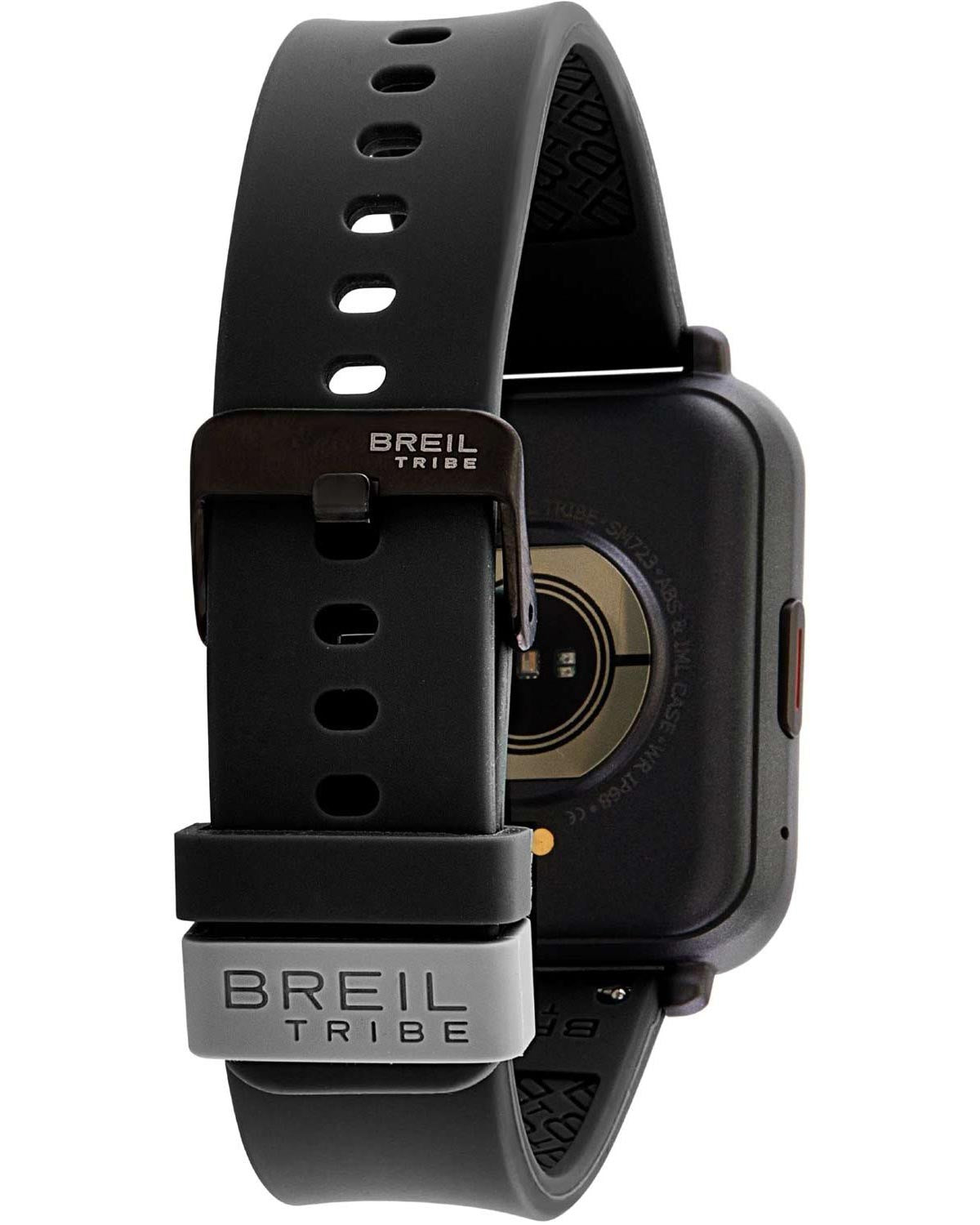 Ρολόι BREIL SBT-2 Smartwatch Black Silicone Strap Gift Set