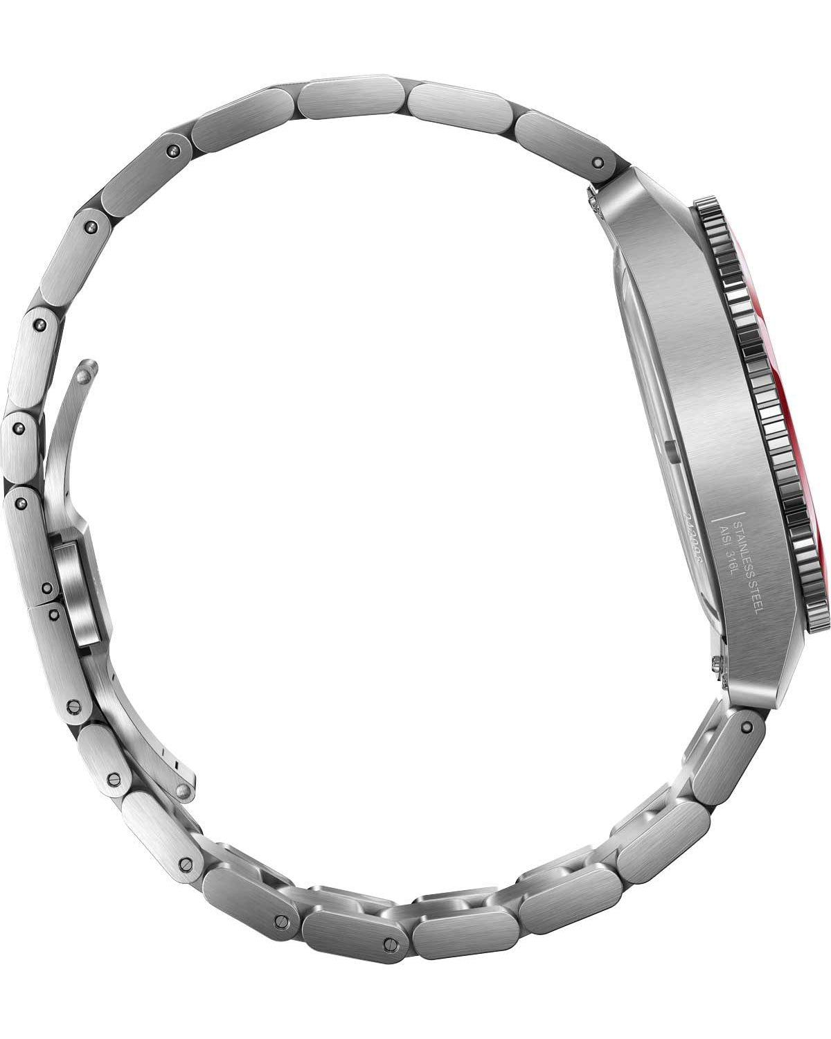 Ανδρικό ρολόι VICTORINOX Maverick με ασημί μπρασελέ από ανοξείδωτο ατσάλι