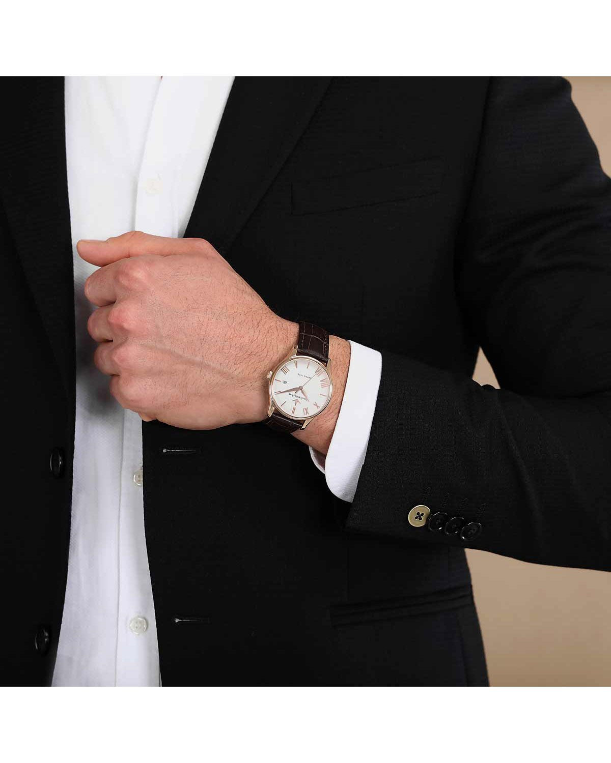 LUCIEN ROCHAT Montreux Brown Leather Strap