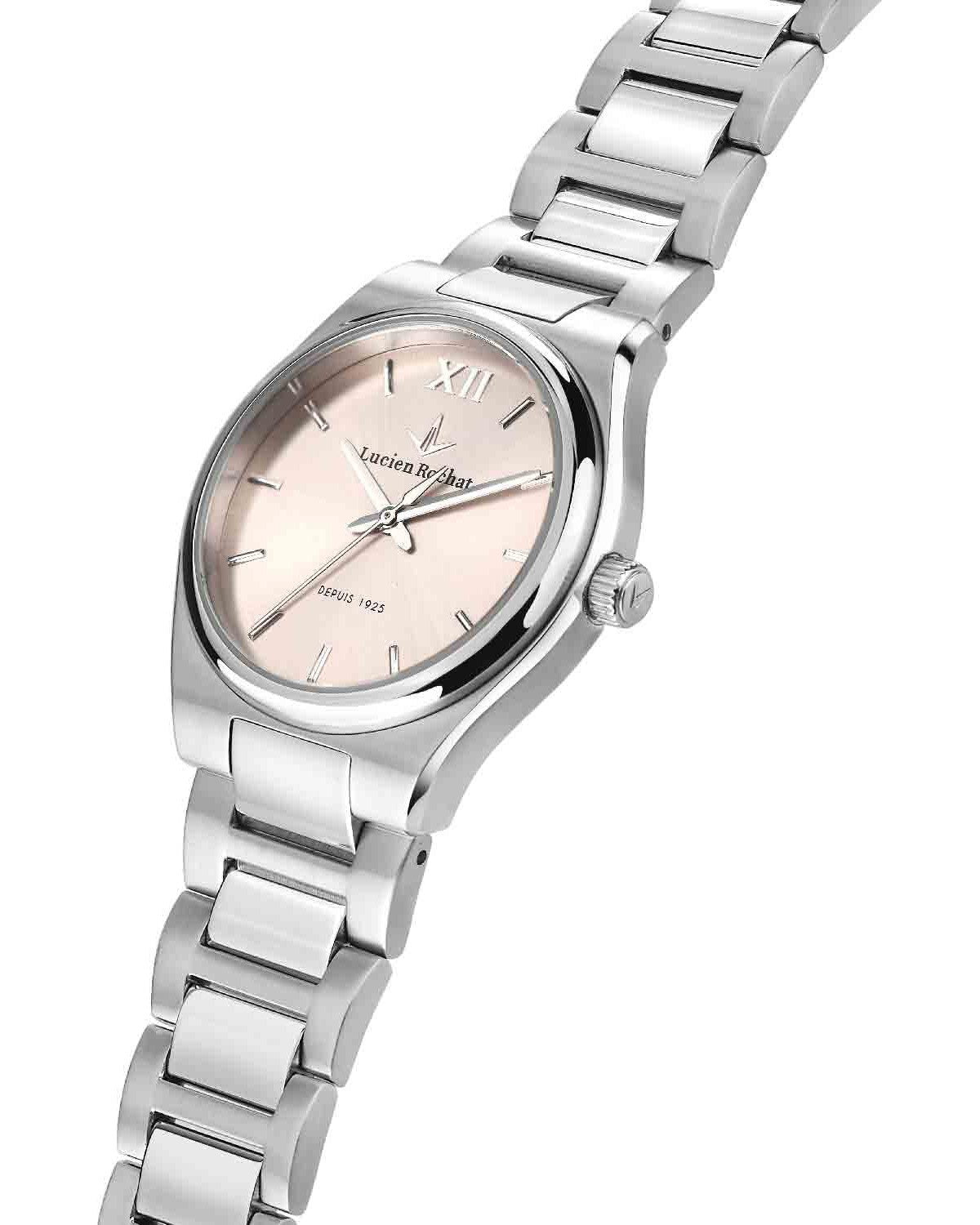 LUCIEN ROCHAT Avenue Silver Stainless Steel Bracelet