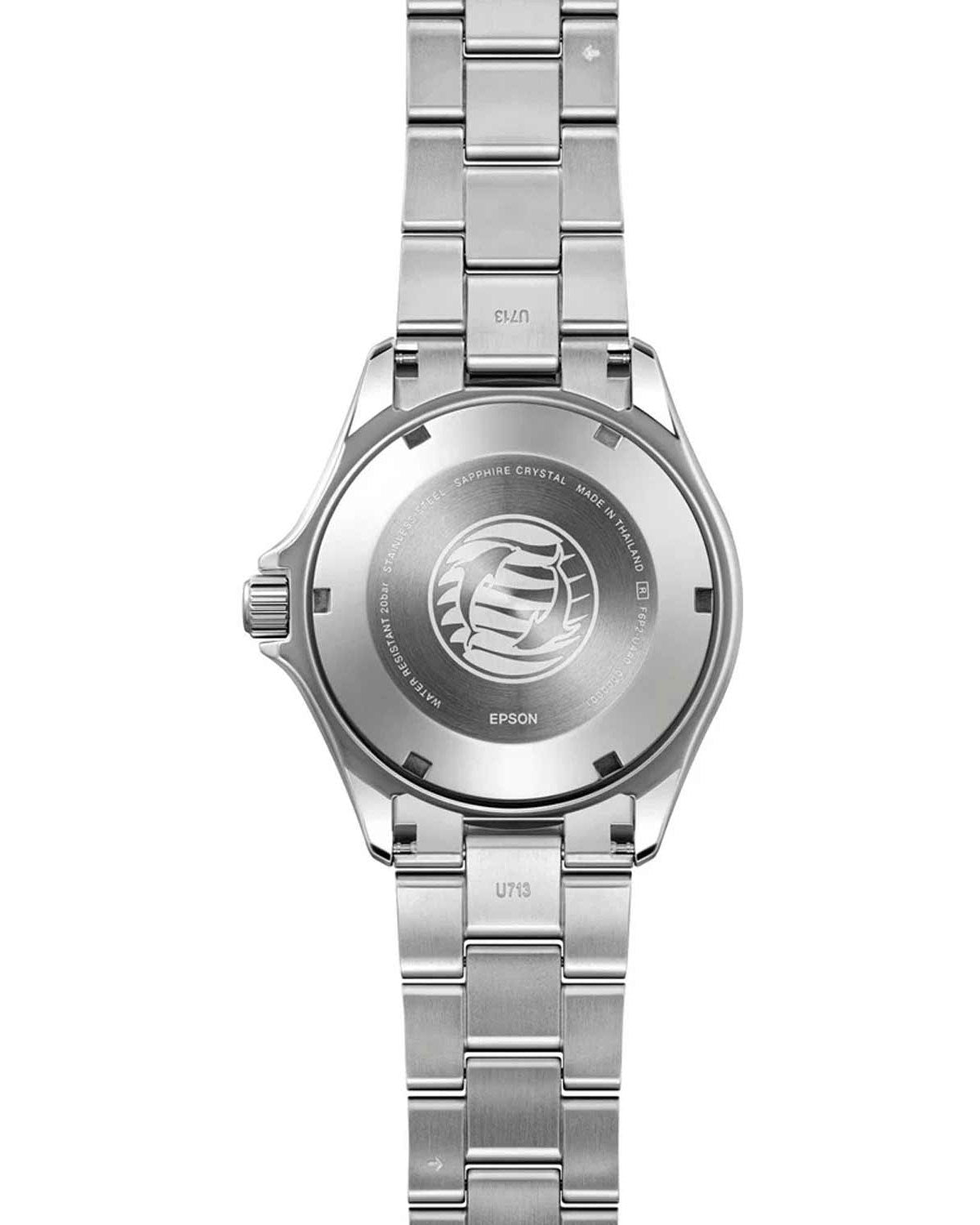 Ανδρικό ρολόι ORIENT Mako GMT αυτόματο με διπλή ώρα και ατσάλινο μπρασελέ