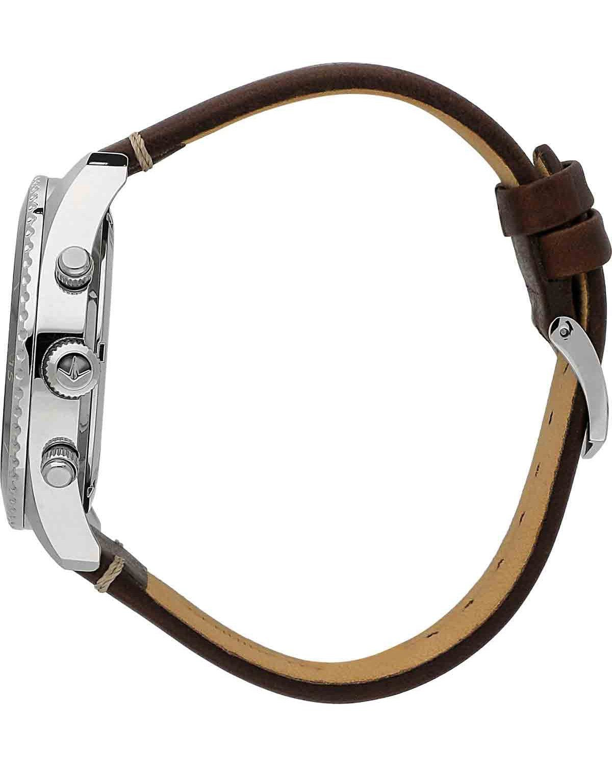 Ρολόι LUCIEN ROCHAT Leman Chronograph Brown Leather Bracelet