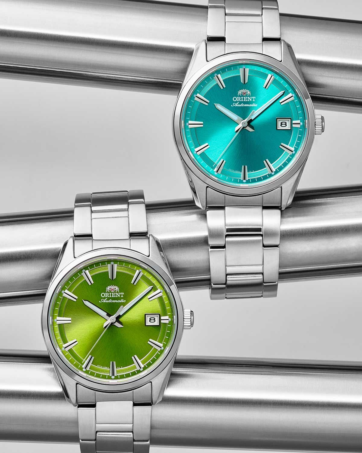 Ρολόι ORIENT Contemporary Stretto αυτόματο με μπρασελέ από ανοξείδωτο ατσάλι