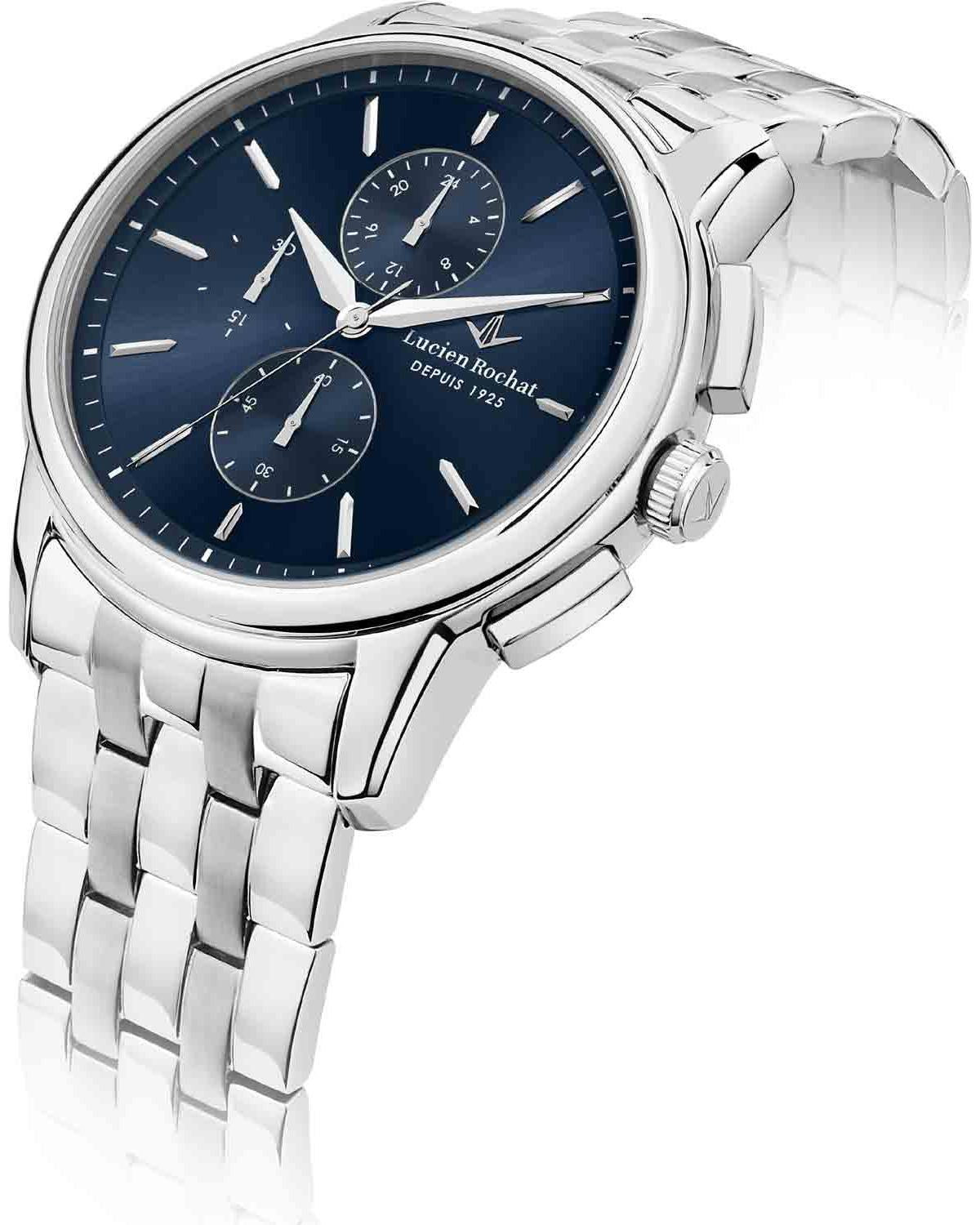 Ρολόι LUCIEN ROCHAT Iconic Chronograph Silver Stainless Steel Bracelet