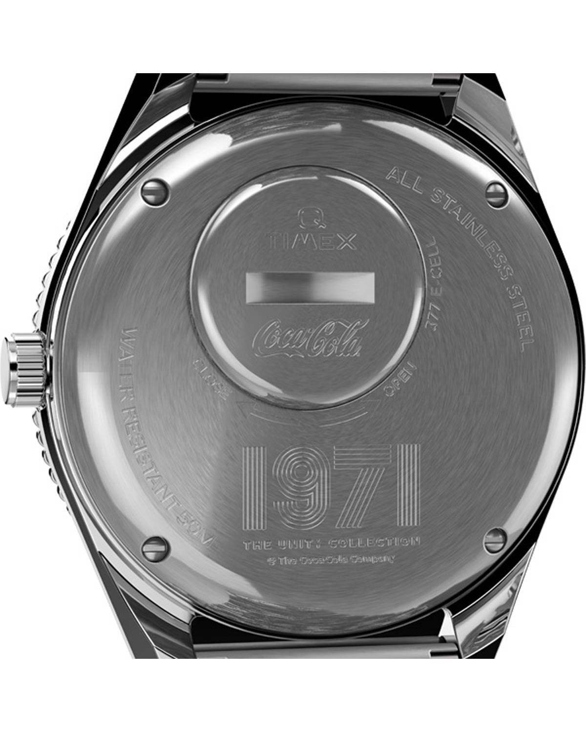Ρολόι TIMEX Special Projects Coca Cola Silver Stainless Steel Bracelet