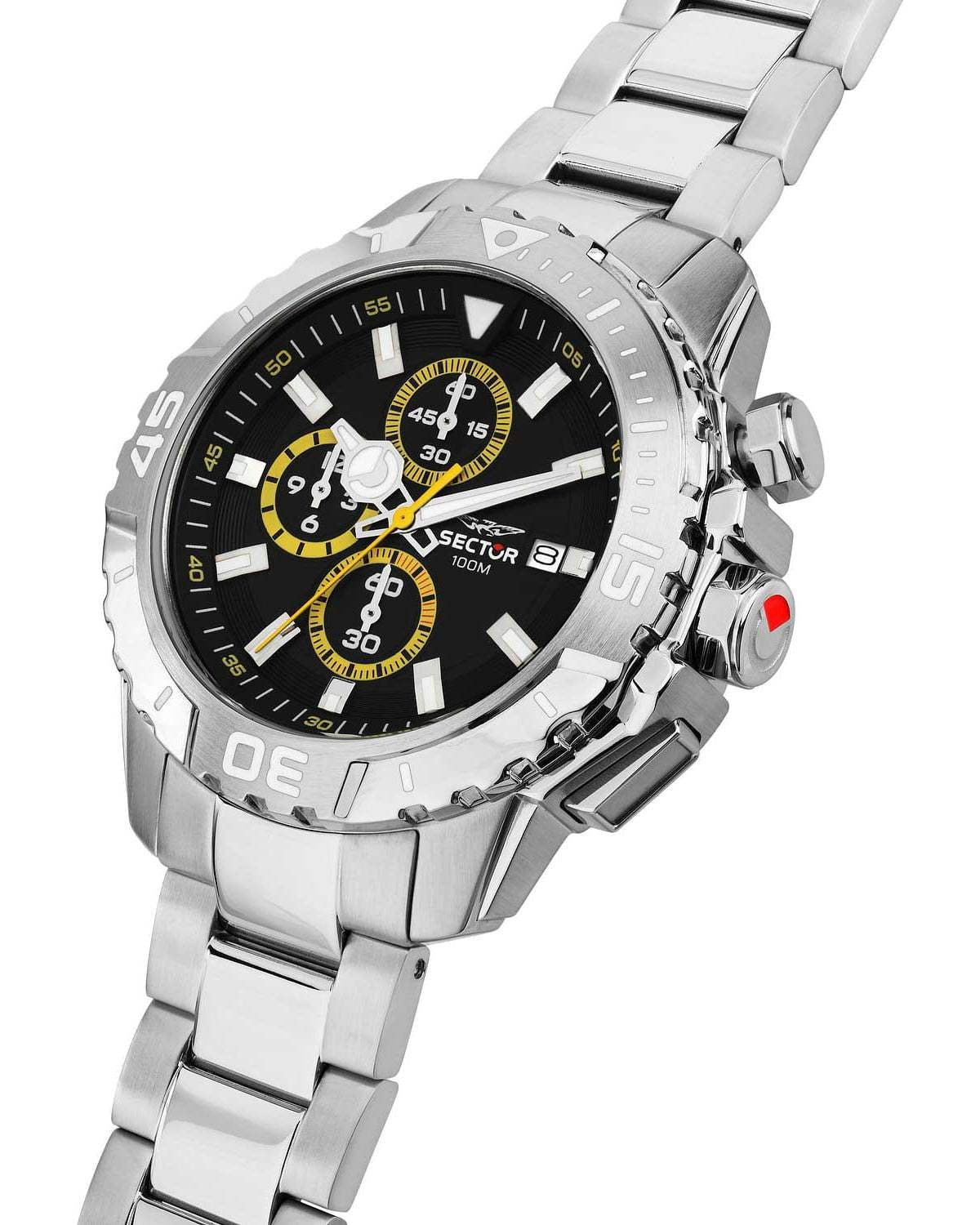 Ρολόι SECTOR Legend Chronograph Silver Stainless Steel Bracelet