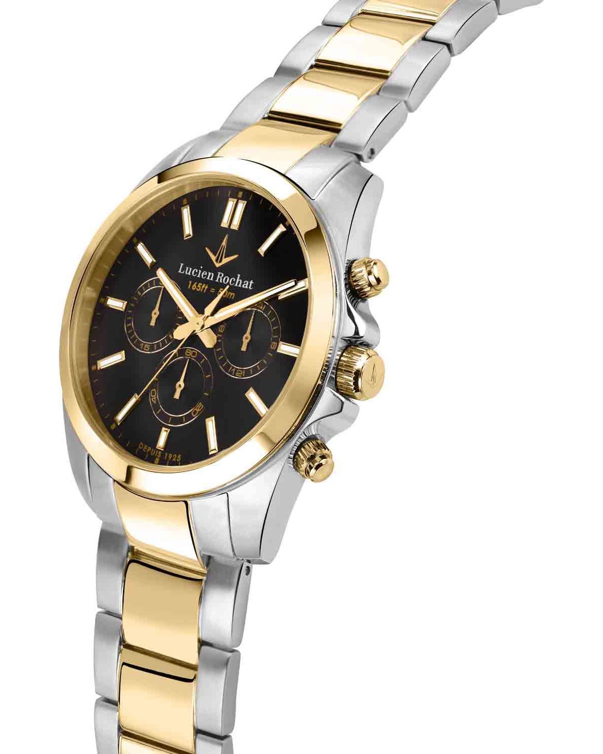 Ρολόι LUCIEN ROCHAT Leman Chronograph Two Tone Stainless Steel Bracelet