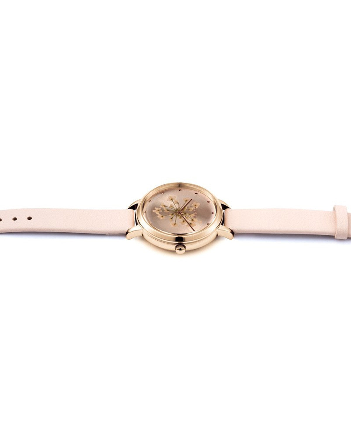 Ρολόι OUI&ME Fleurette Pink Leather Strap