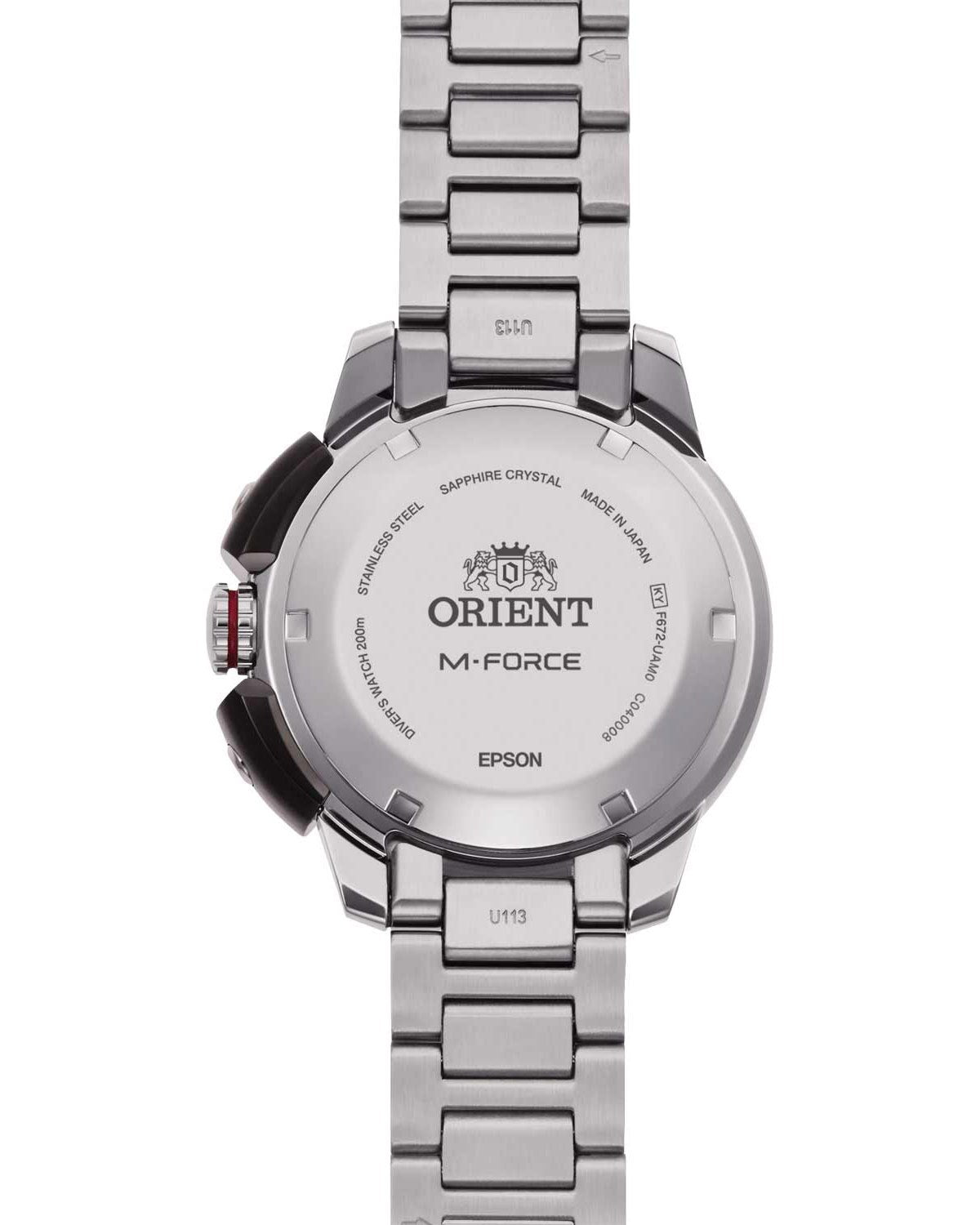 Ρολόι ORIENT Sports M-Force Diver Automatic Silver Stainless Steel Bracelet