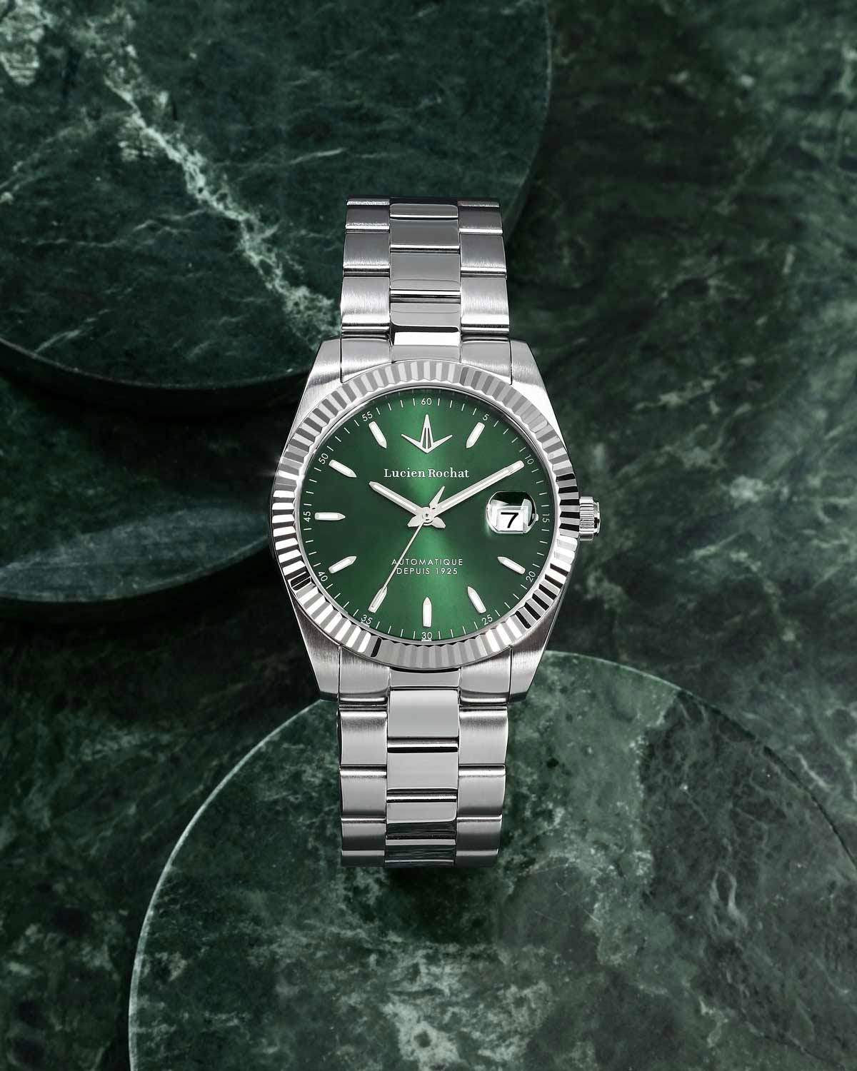 Ρολόι LUCIEN ROCHAT Bienne Automatic Silver Stainless Steel Bracelet