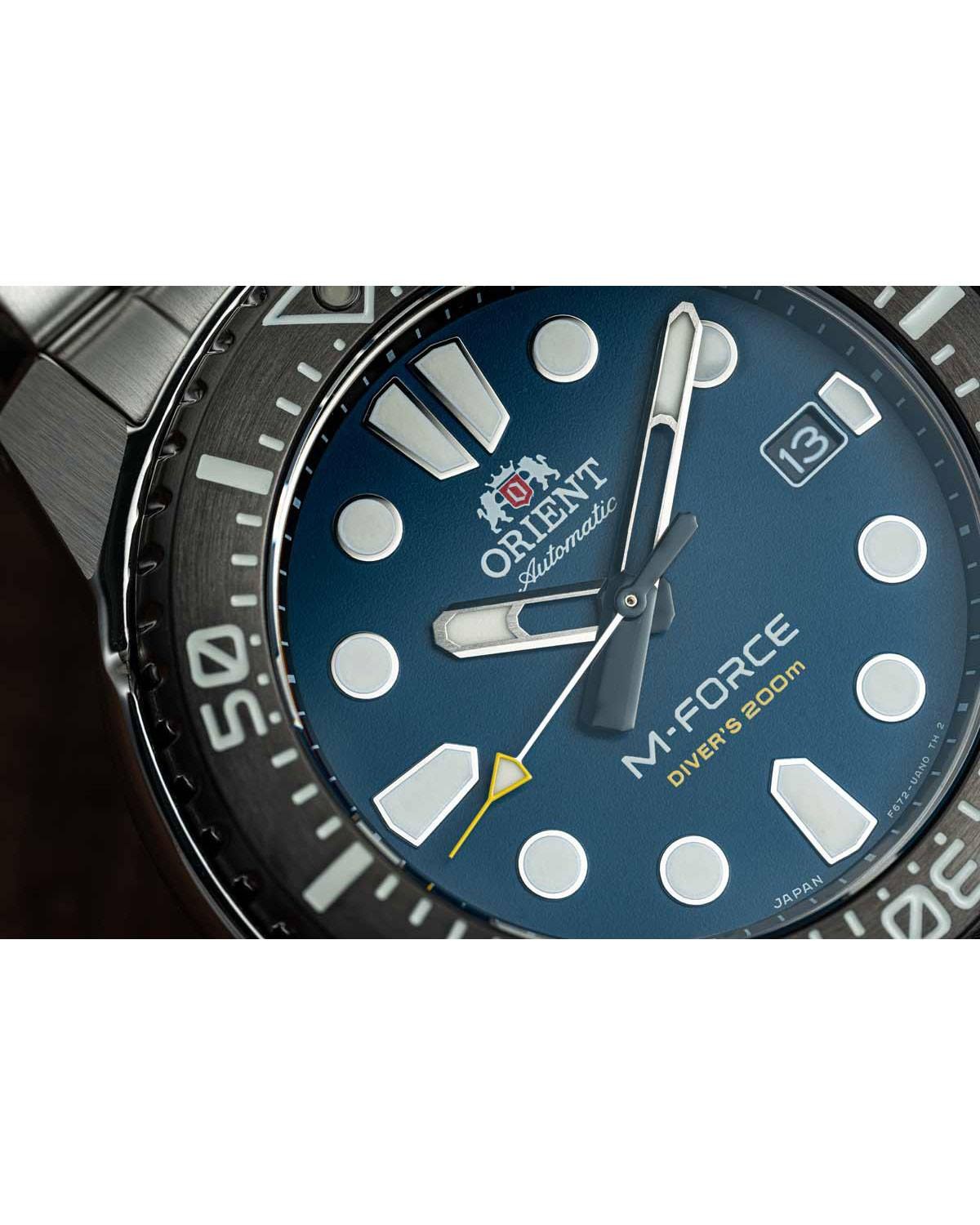 Ρολόι ORIENT Sports 2022 M-Force Automatic Silver Stainless Steel Bracelet