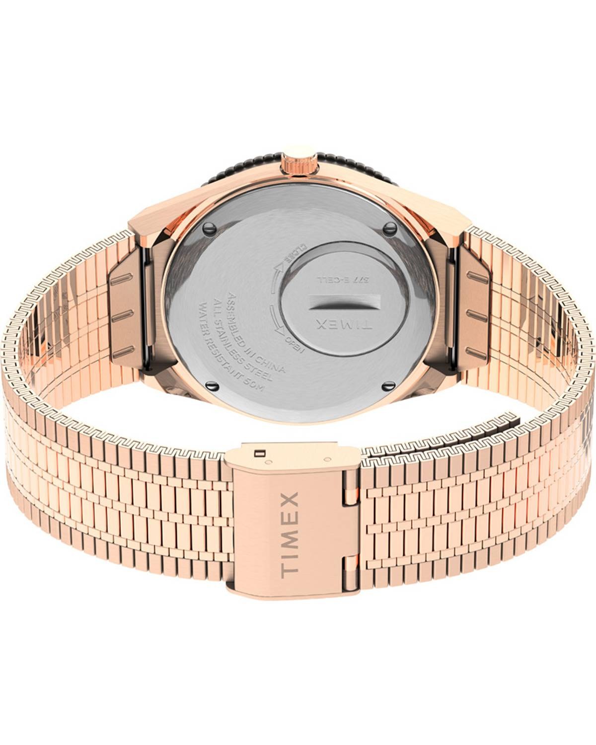 Ρολόι TIMEX Q Reissue Rose Gold Stainless Steel Bracelet
