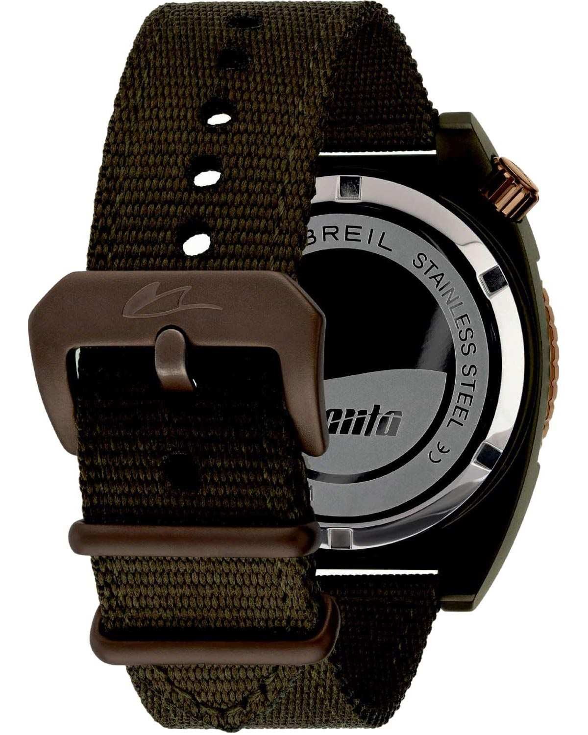 Ρολόι BREIL Manta Seeker Divers Olive Oil Fabric Strap
