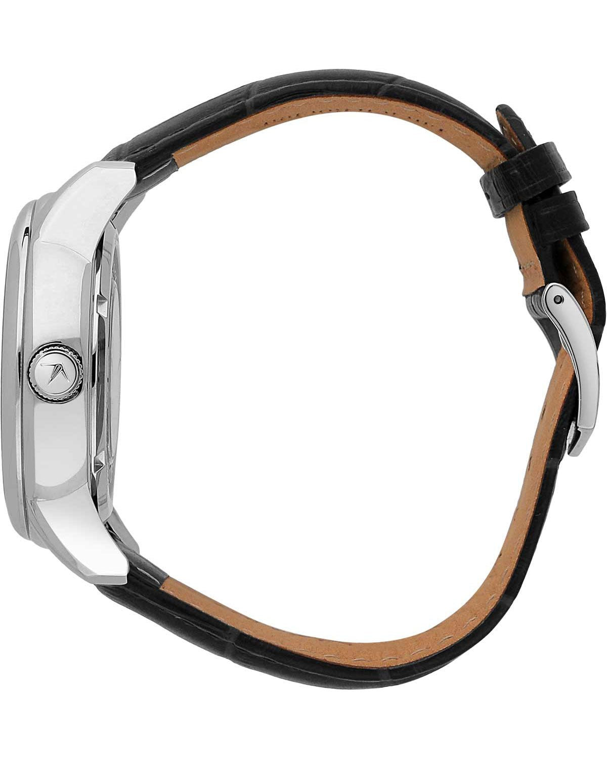 Ρολόι LUCIEN ROCHAT Iconic Automatic Black Leather Strap