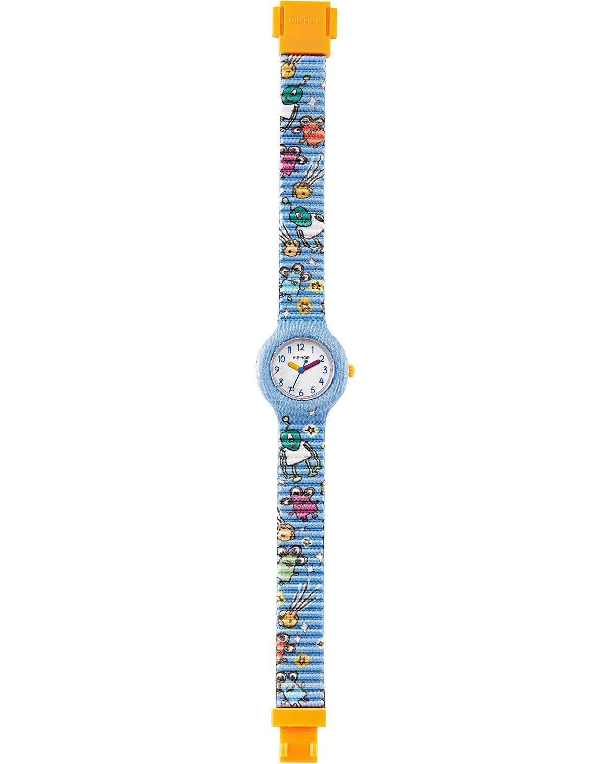 Παιδικό ρολόι HIP HOP Kids Fun Aliens White Combined Materials Strap