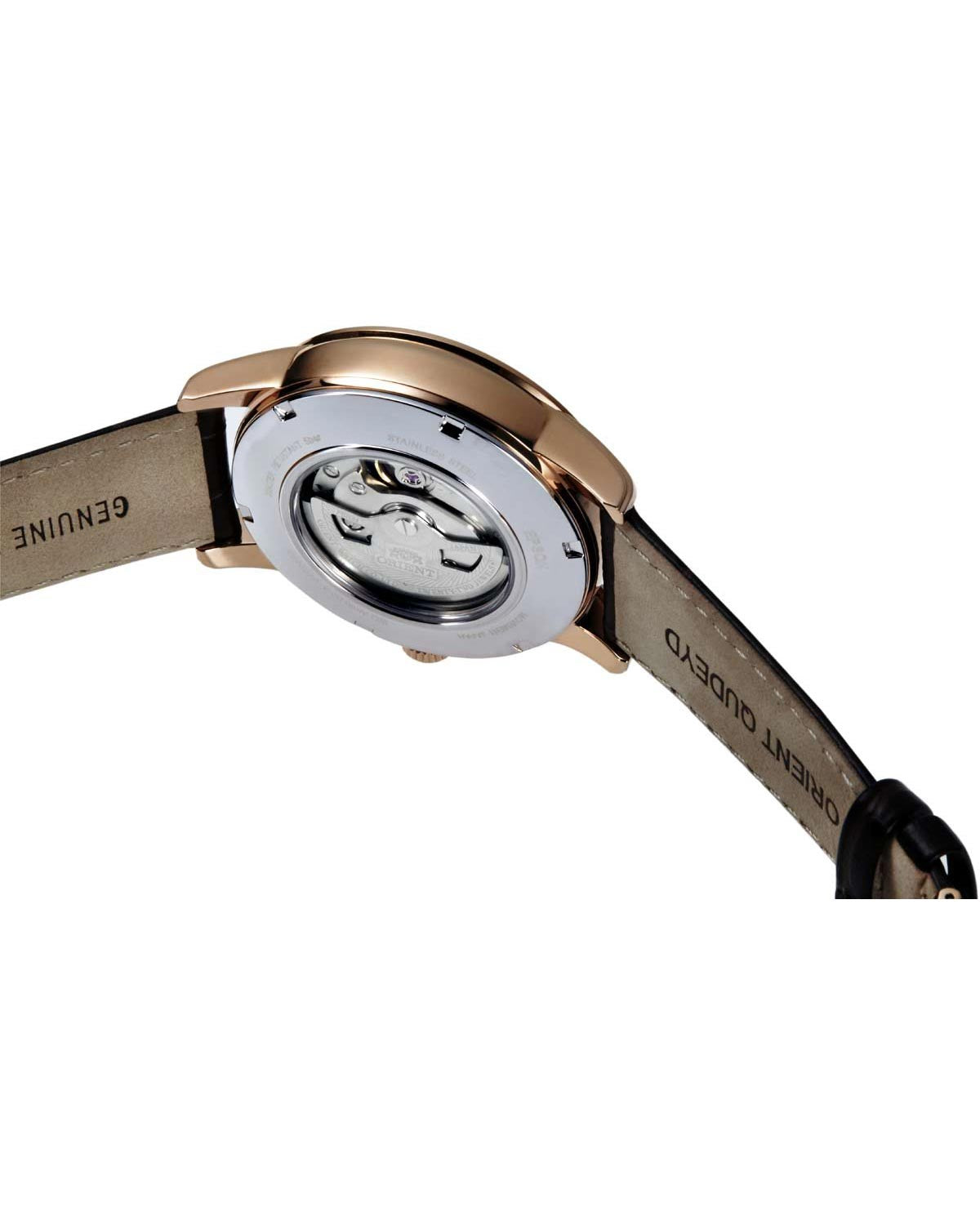 Ρολόι ORIENT Classic Sun and Moon Automatic Brown Leather Strap