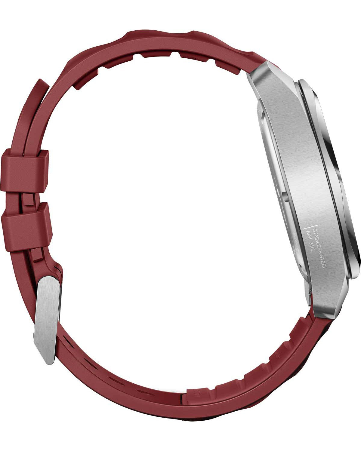 Ανδρικό ρολόι VICTORINOX I.N.O.X. με κόκκινο λουράκι από καουτσούκ