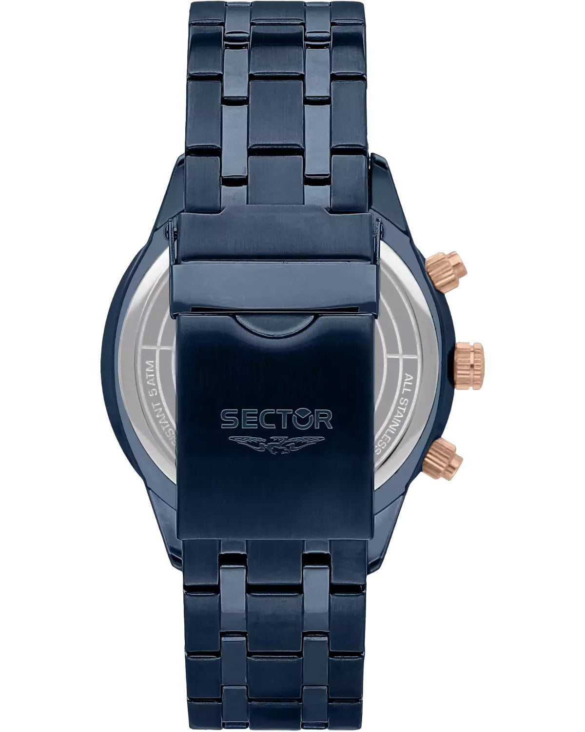 SECTOR 670 Blue Stainless Steel Bracelet