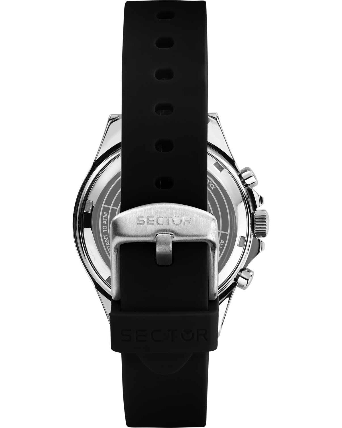 Ρολόι SECTOR 230 Chronograph Black Plastic Strap