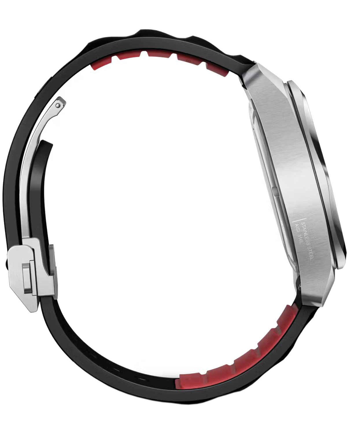 Ρολόι VICTORINOX I.N.O.X. Automatic Black Rubber Strap