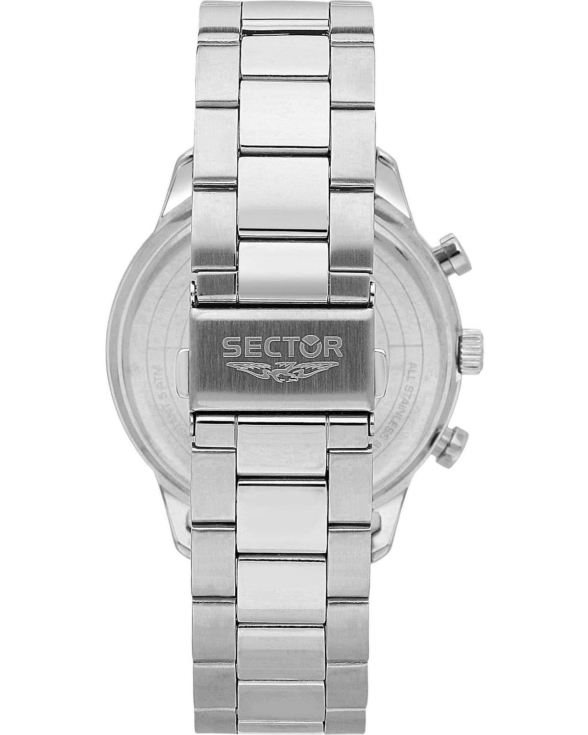 Ρολόι SECTOR 270 Chronograph Silver Stainless Steel Bracelet