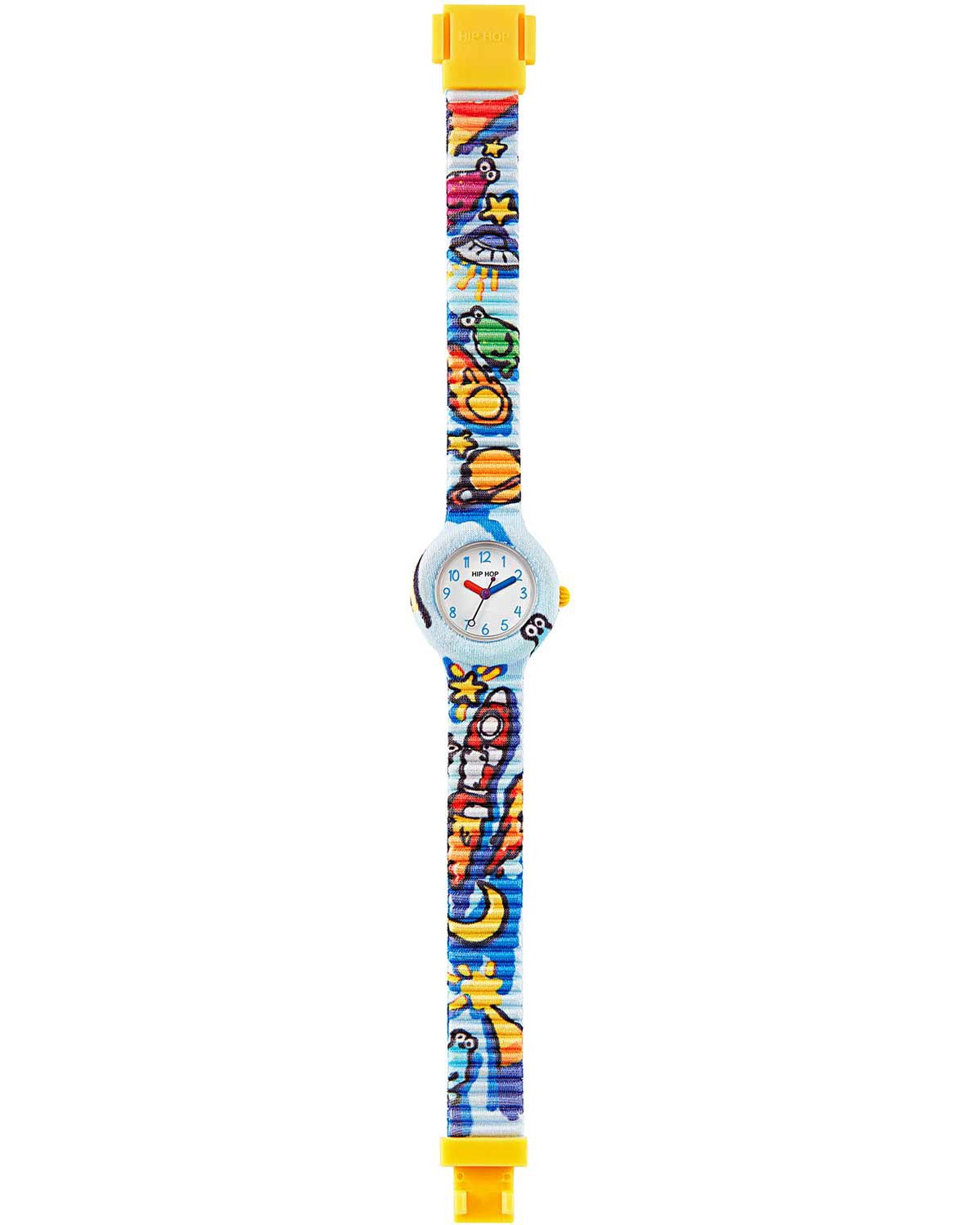 Παιδικό ρολόι HIP HOP Kids Fun Rocket White Combined Materials Strap