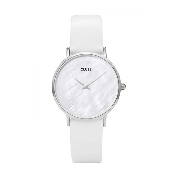 CLUSE Minuit La Perle Silver White Pearl-White CL30060