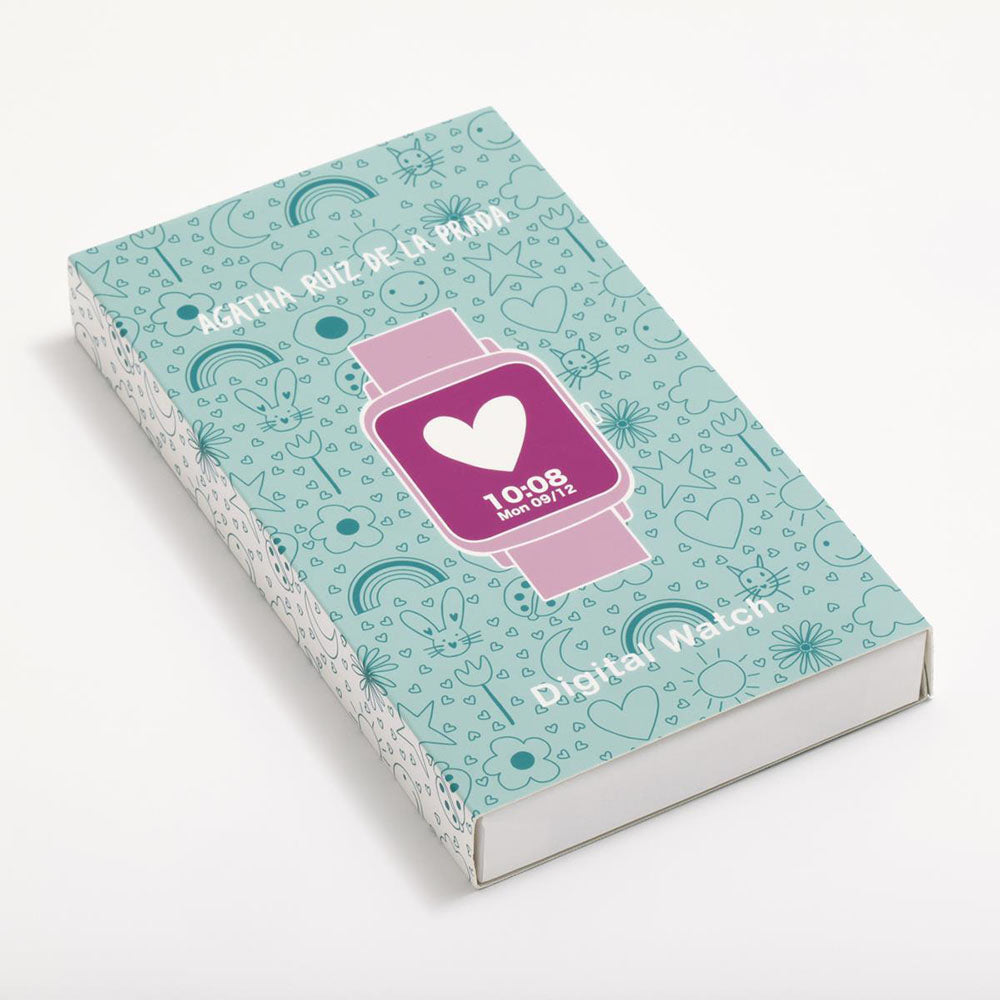 Agatha Ruiz De La Prada Smartwatch Unicorn Pink Bracelet