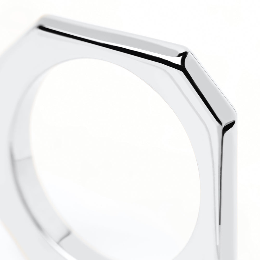 PD Paola Signature Link Silver Ring