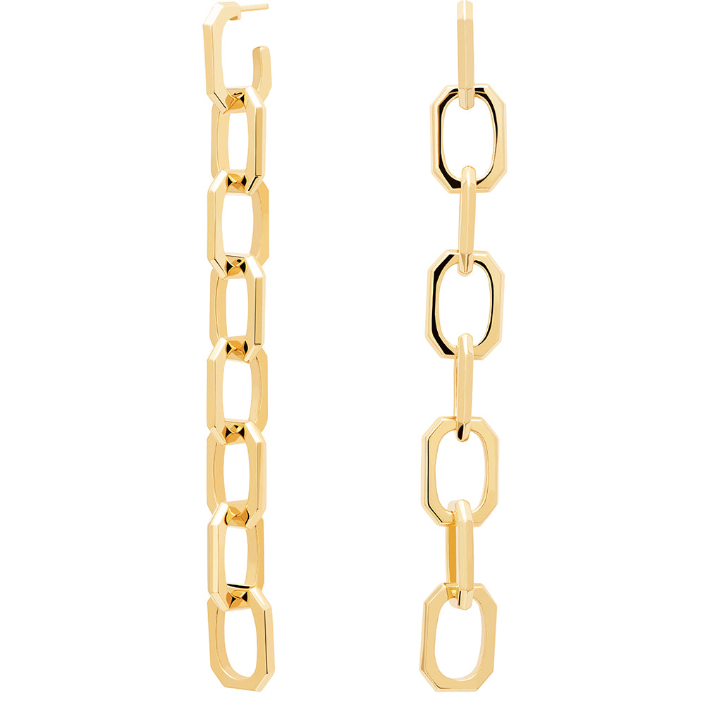 PDPaola Endless Signature Gold Earrings