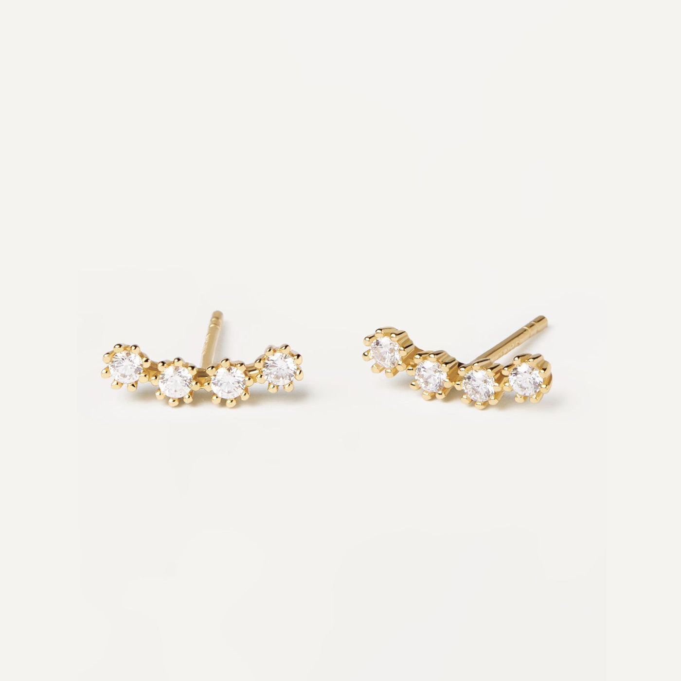 Σκουλαρίκια PDPaola Motion White Tide Gold
