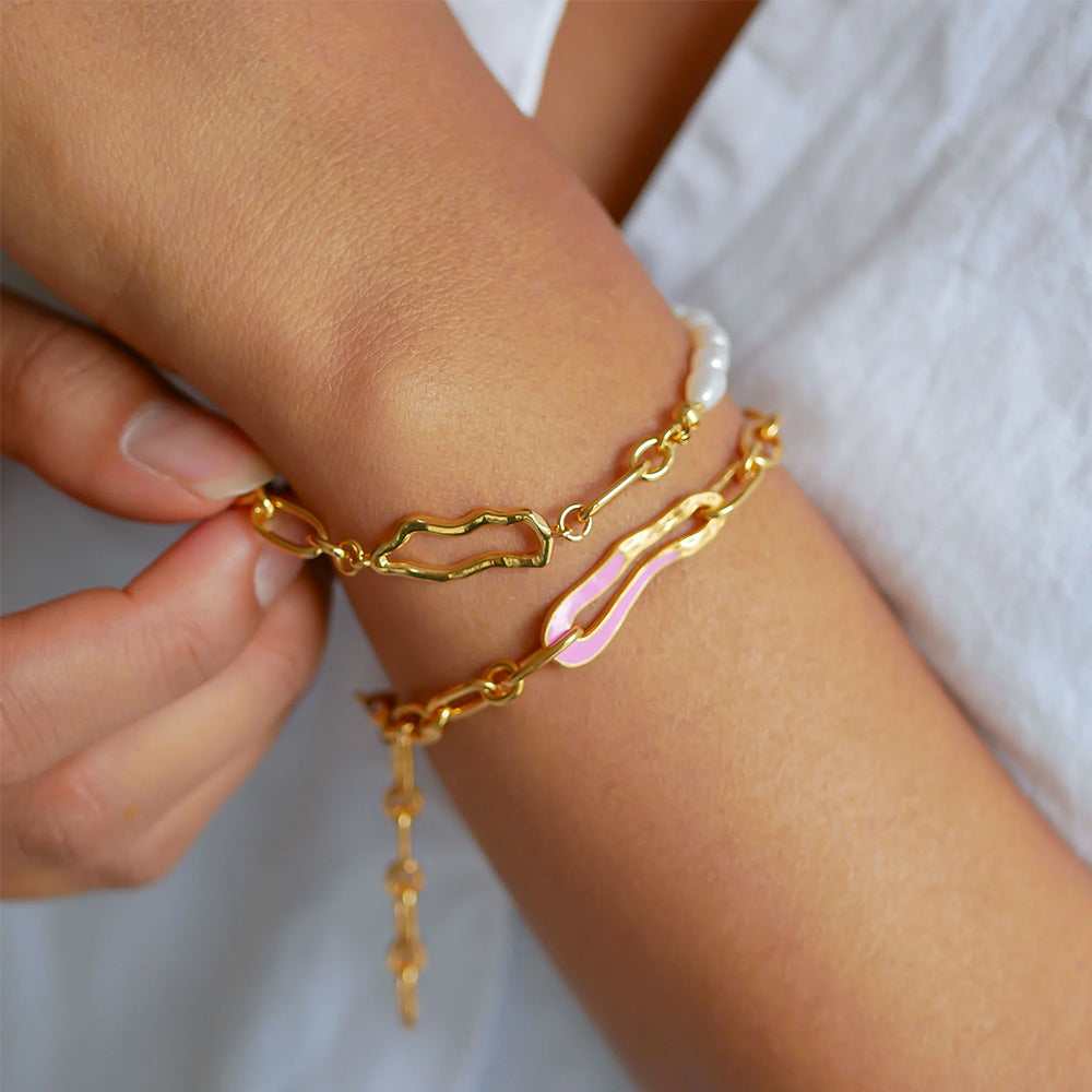 Enamel Bracelet Isla B104G