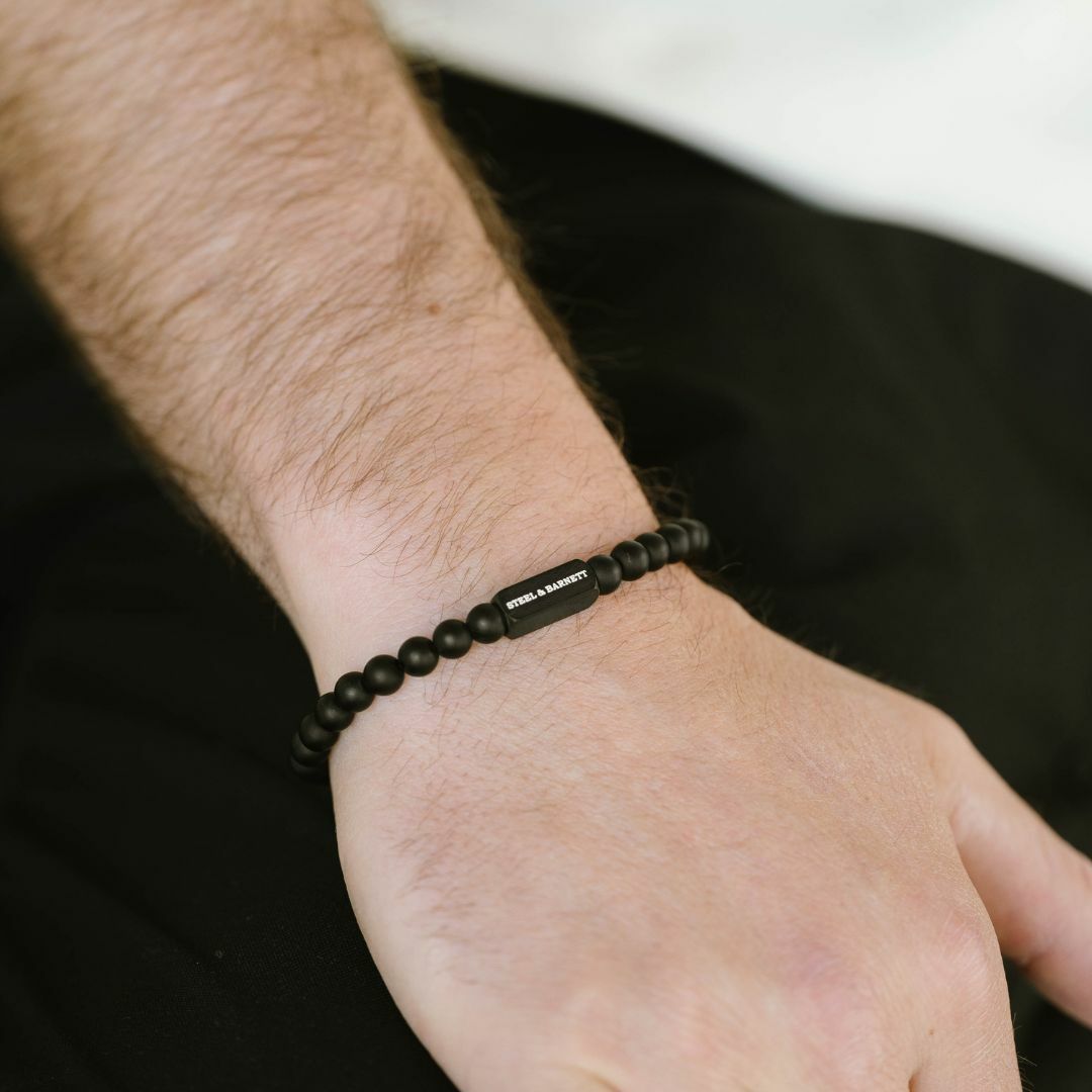 Steel & Barnett Βραχιόλι X - Black Edition Bracelet BEB002