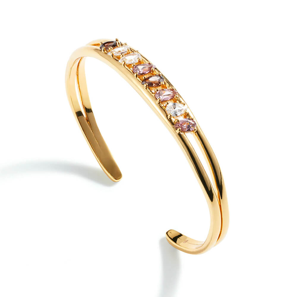 Aleyole Exuberance Gold Cuff Bracelet BG4403