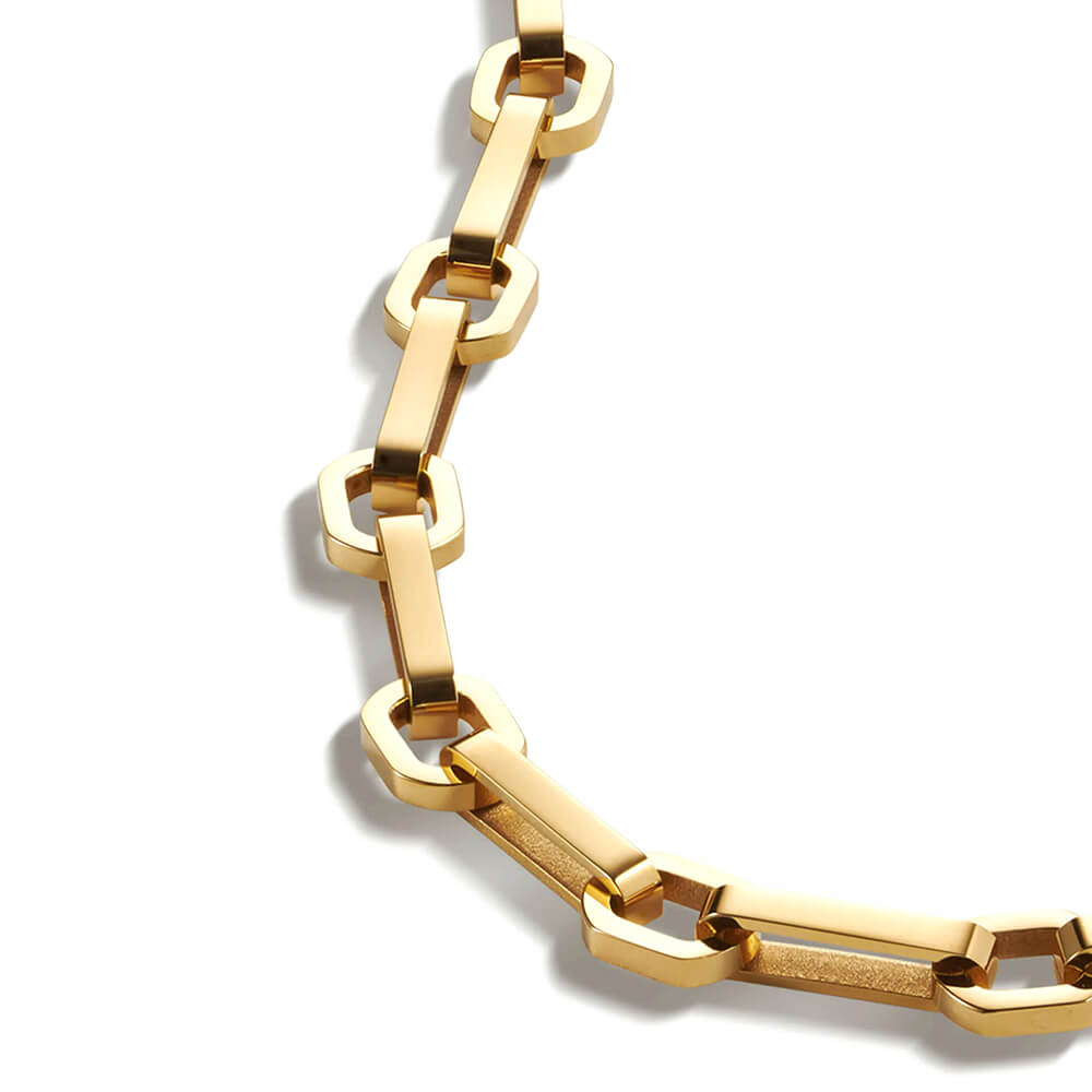 Aleyole Blockchain Gold Bracelet BG4422