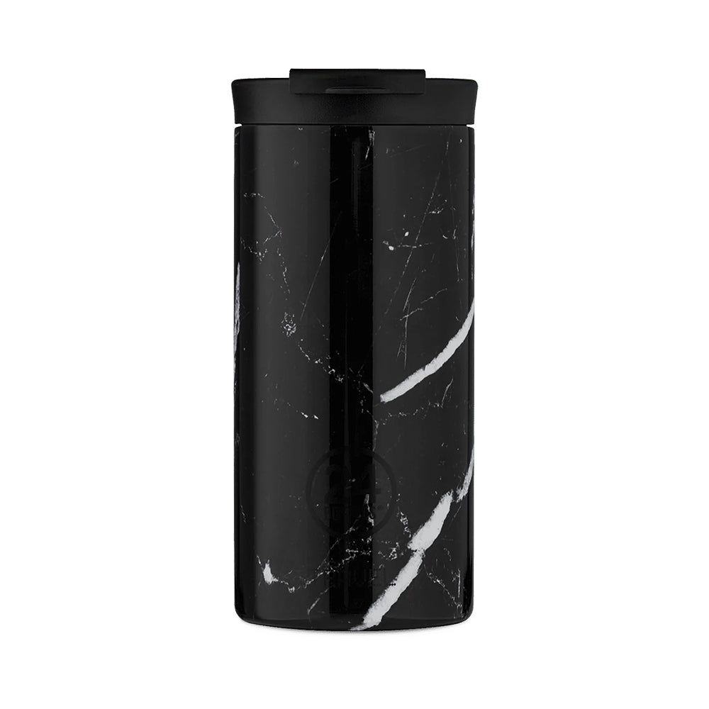 24BOTTLES Travel Tumbler 600ml Black Marble